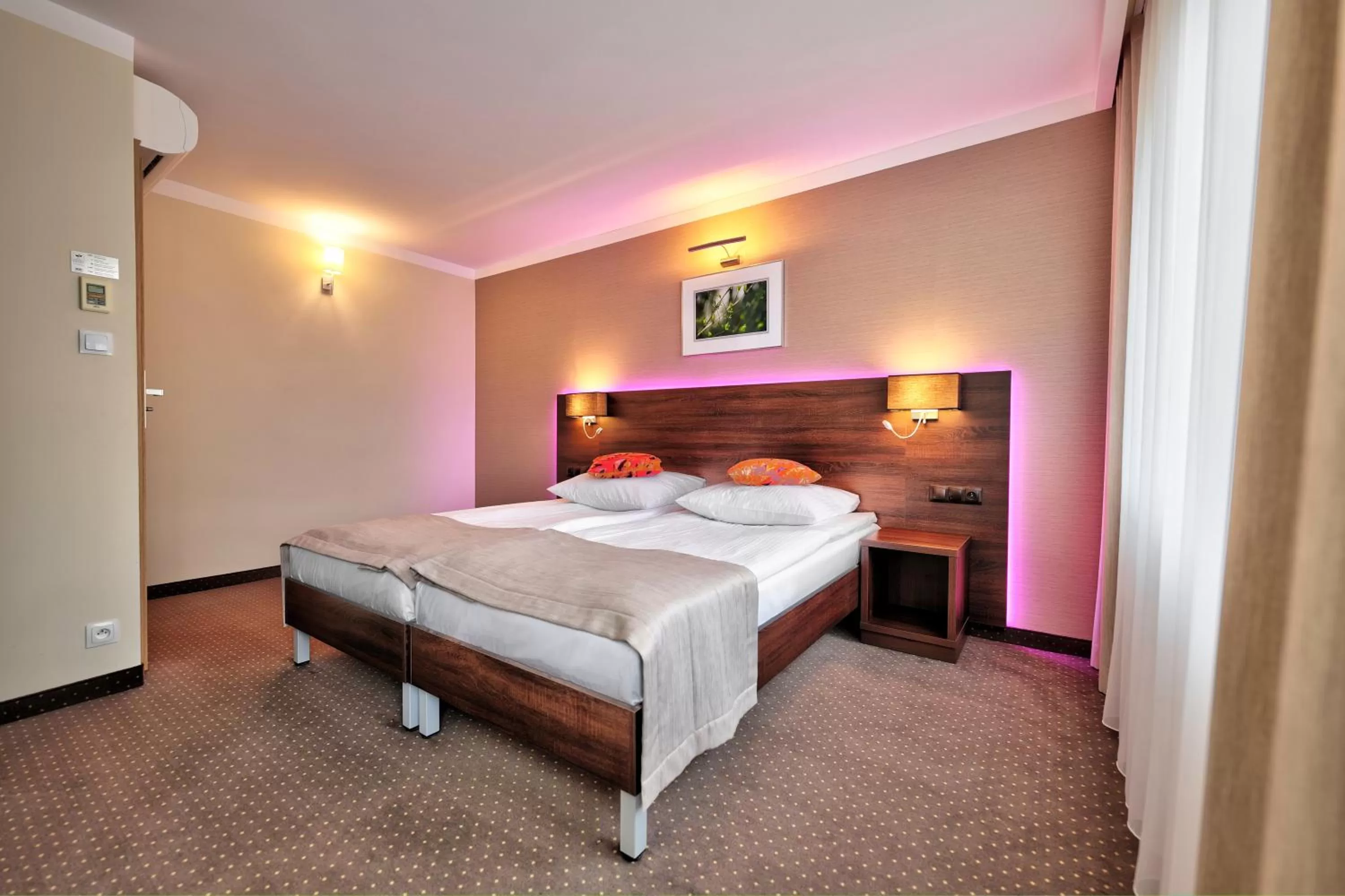 Bedroom, Bed in Hotel Leśny