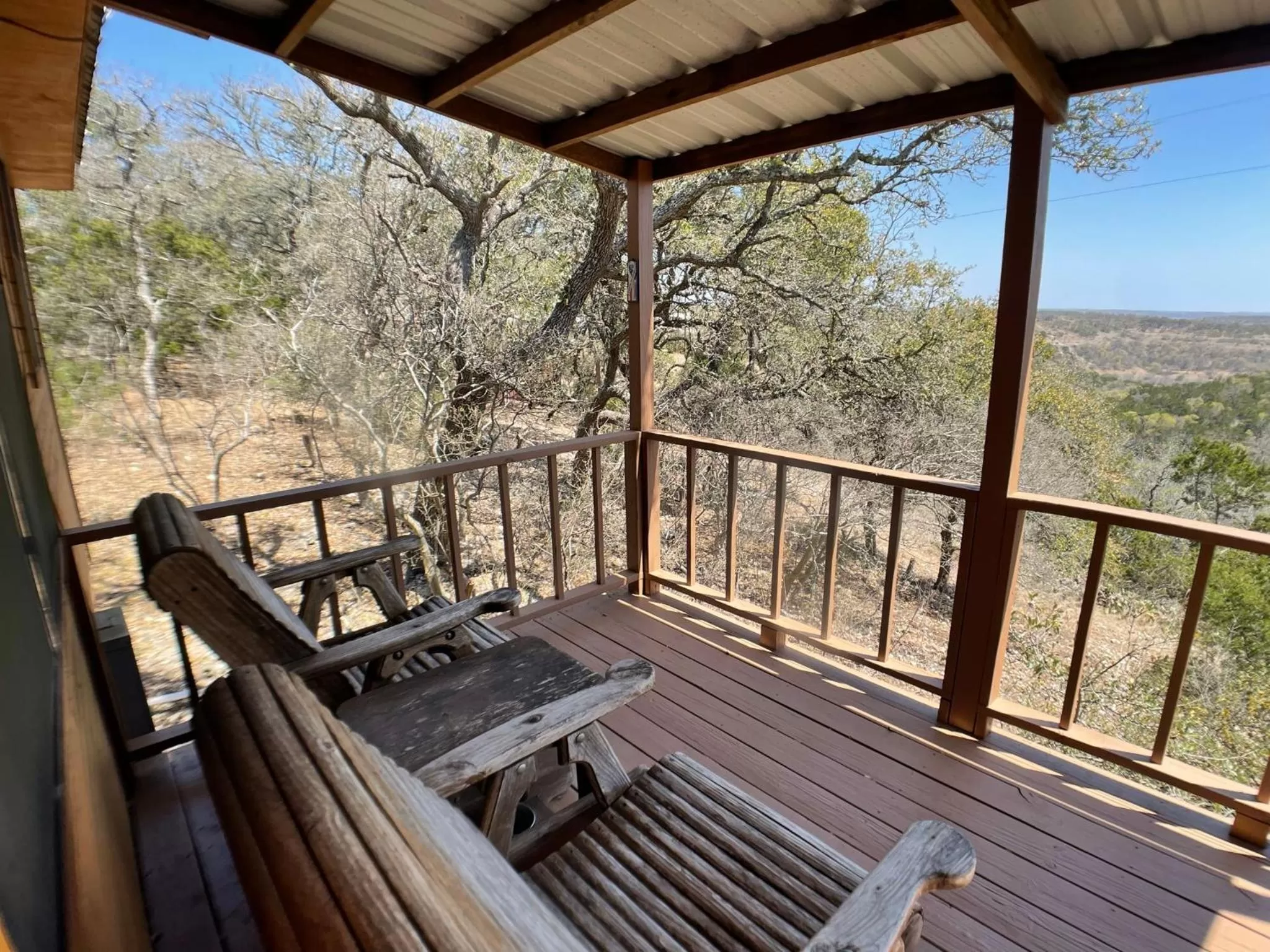 View (from property/room), Balcony/Terrace in Walnut Canyon Cabins