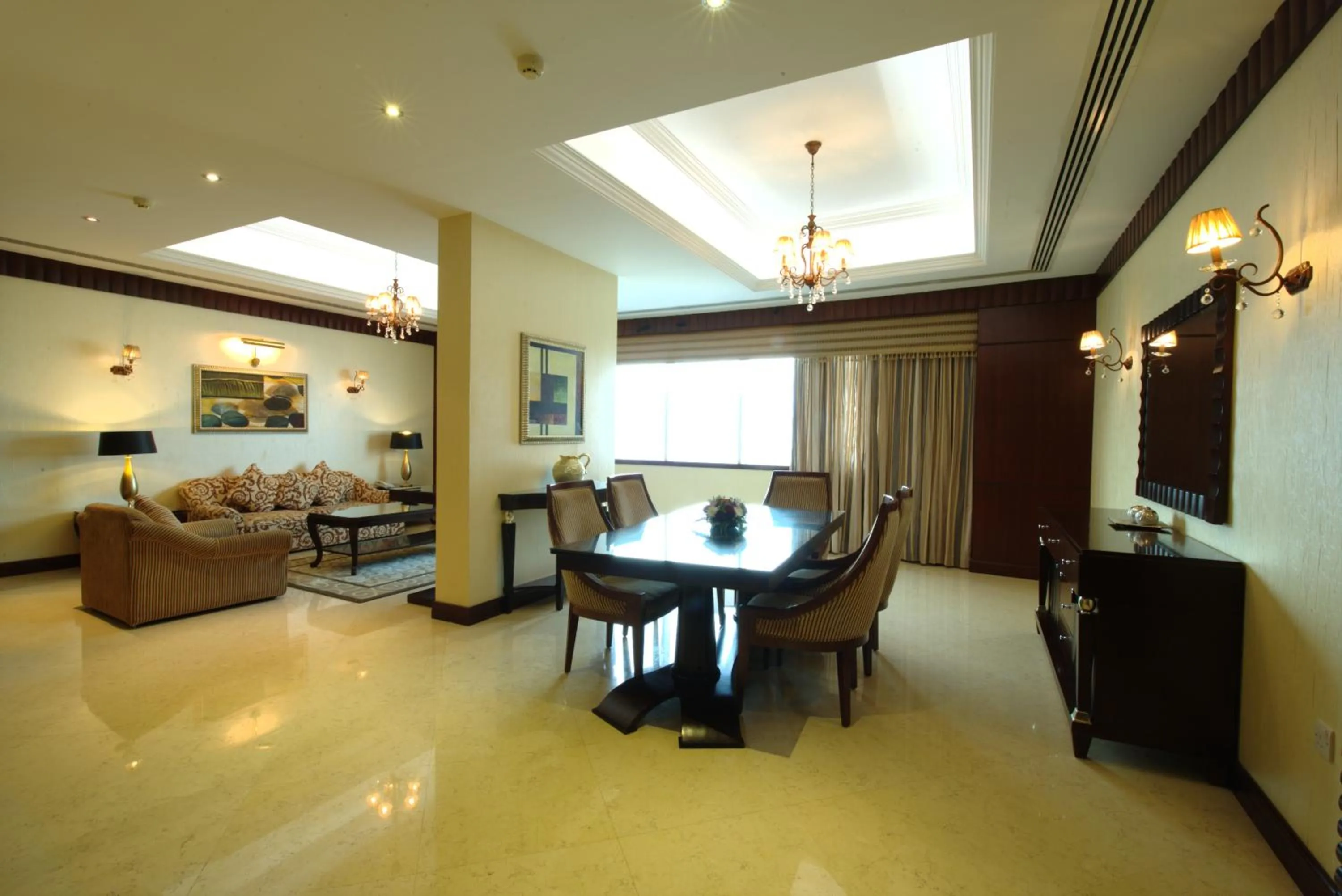 Dining area in Concorde Hotel Fujairah