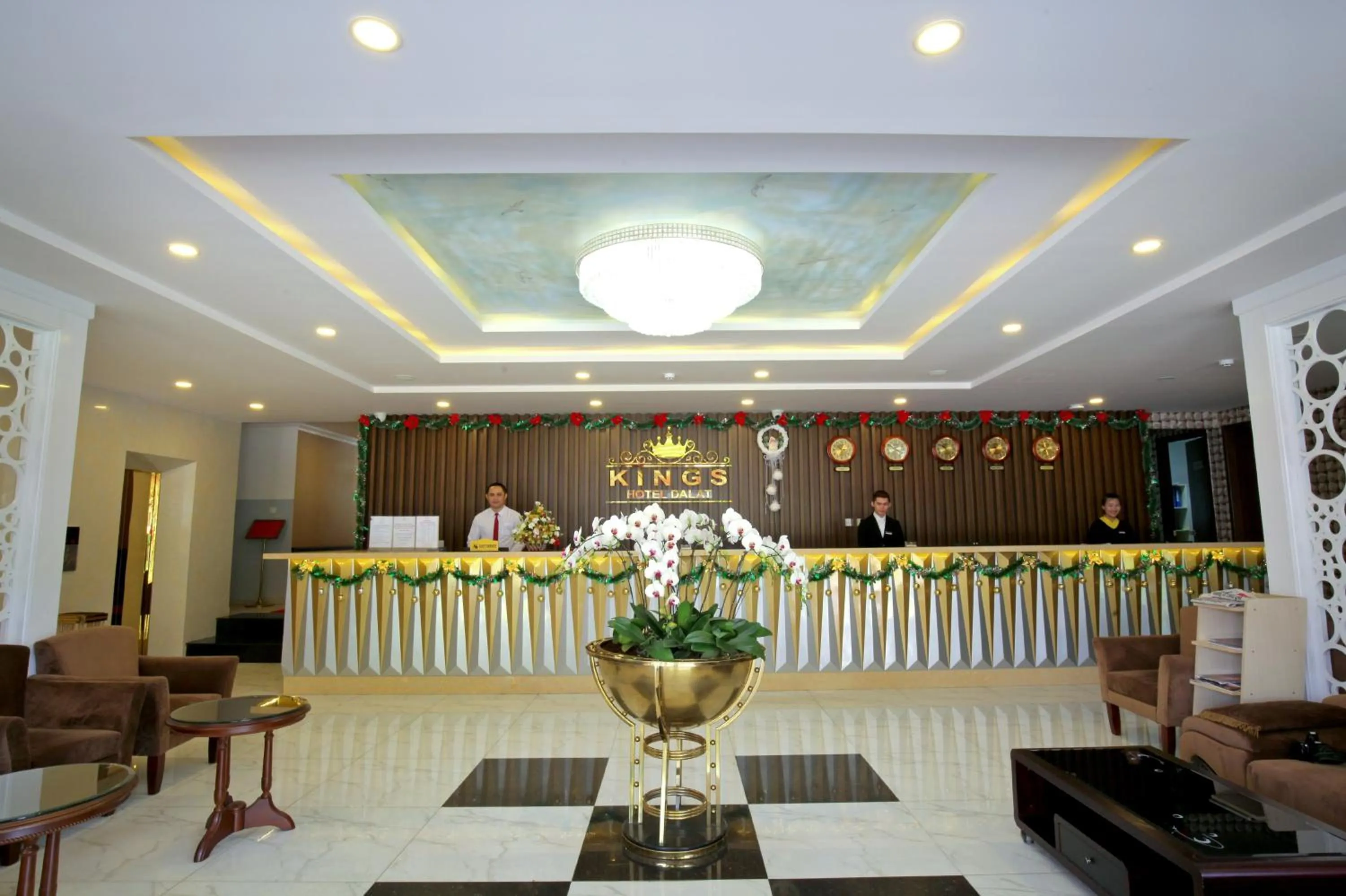 Lobby or reception in Kings Hotel Dalat