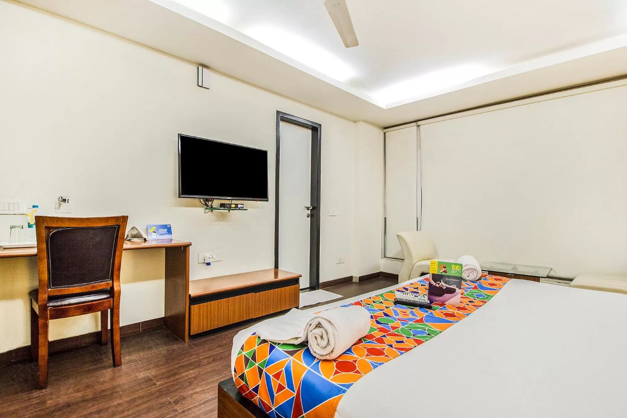 Bed in FabHotel Prime Avenue