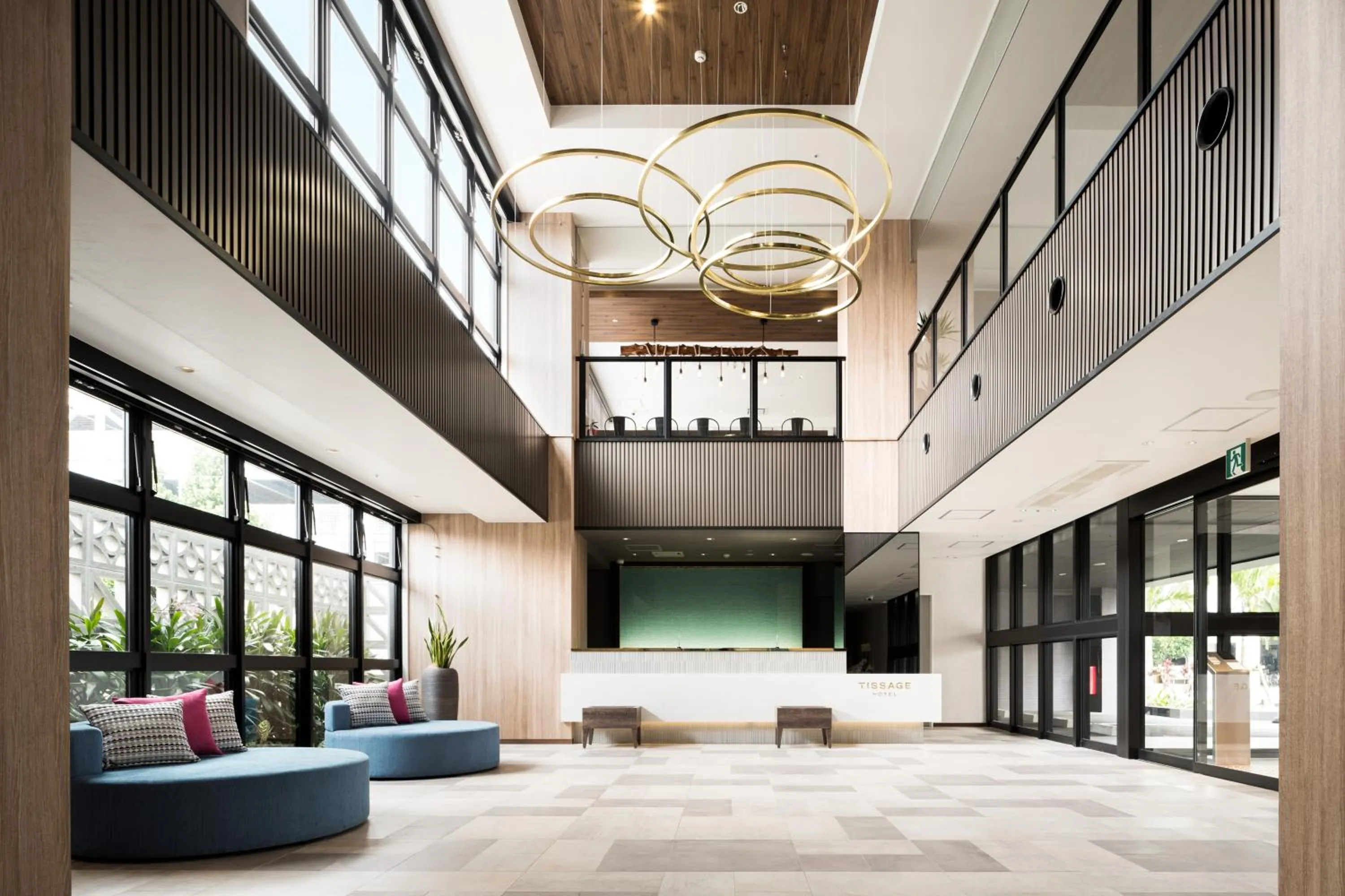 Lobby or reception in Tissage Hotel Naha by Nest