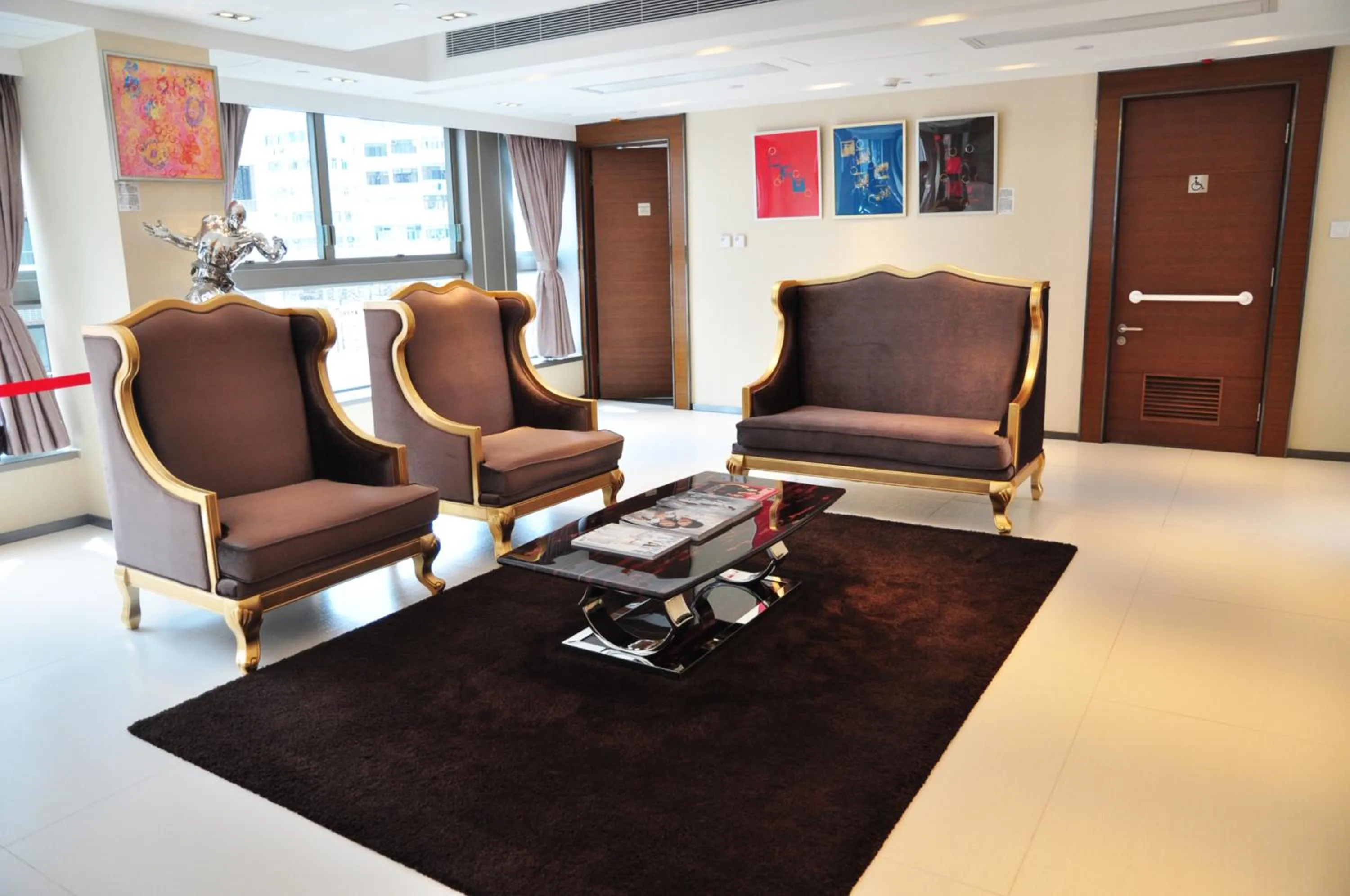 Lobby or reception in Le Prabelle Hotel