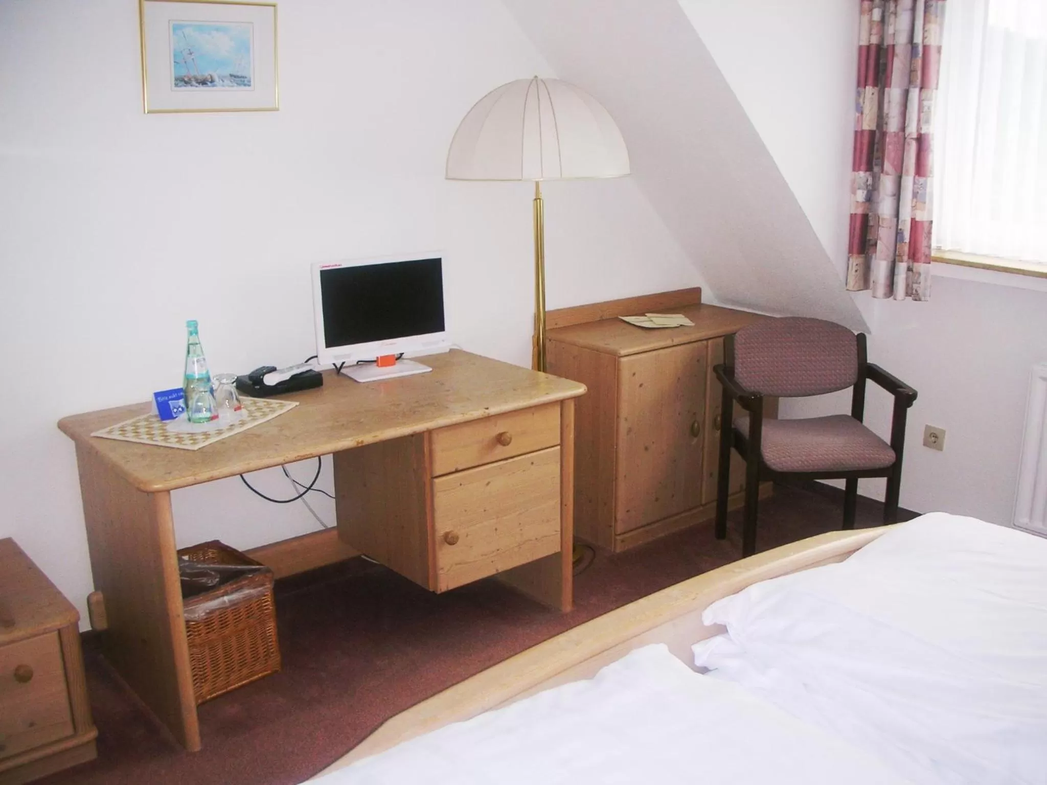 Decorative detail, Bed in Heidehotel Hildfeld