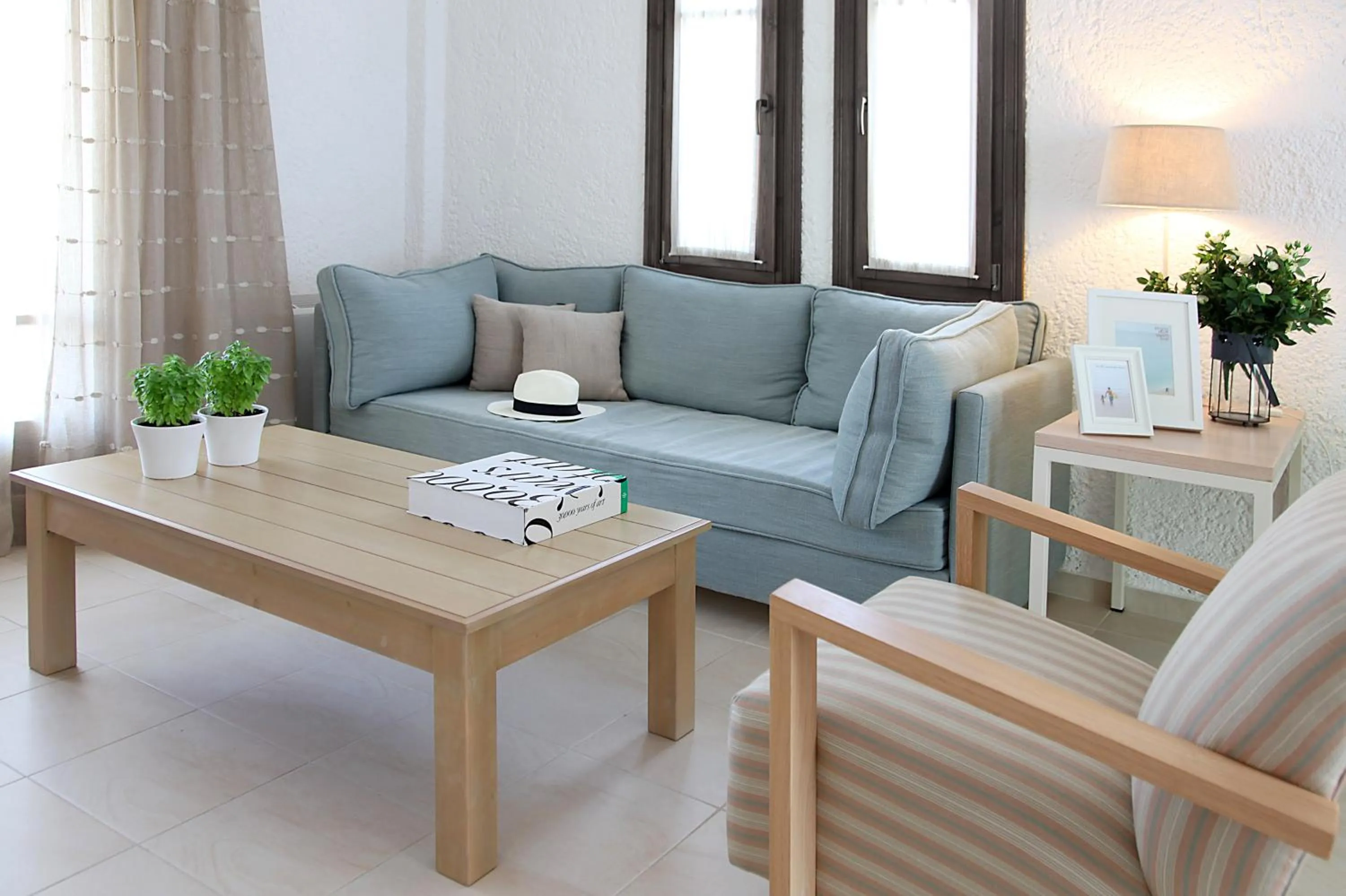 Living room in Skopelos Village Hotel