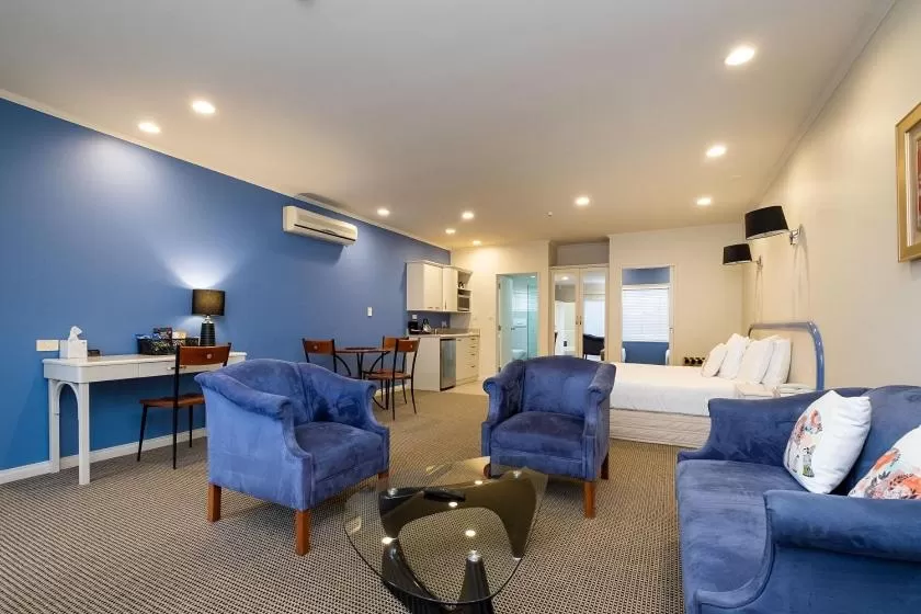 Living room in Motel de la Mer