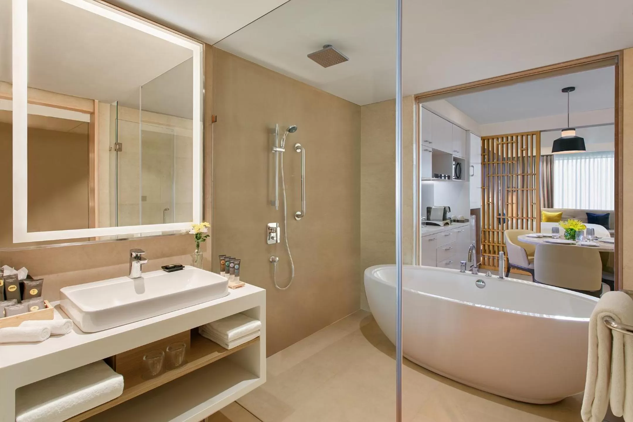 Bathroom in Novotel Ahmedabad