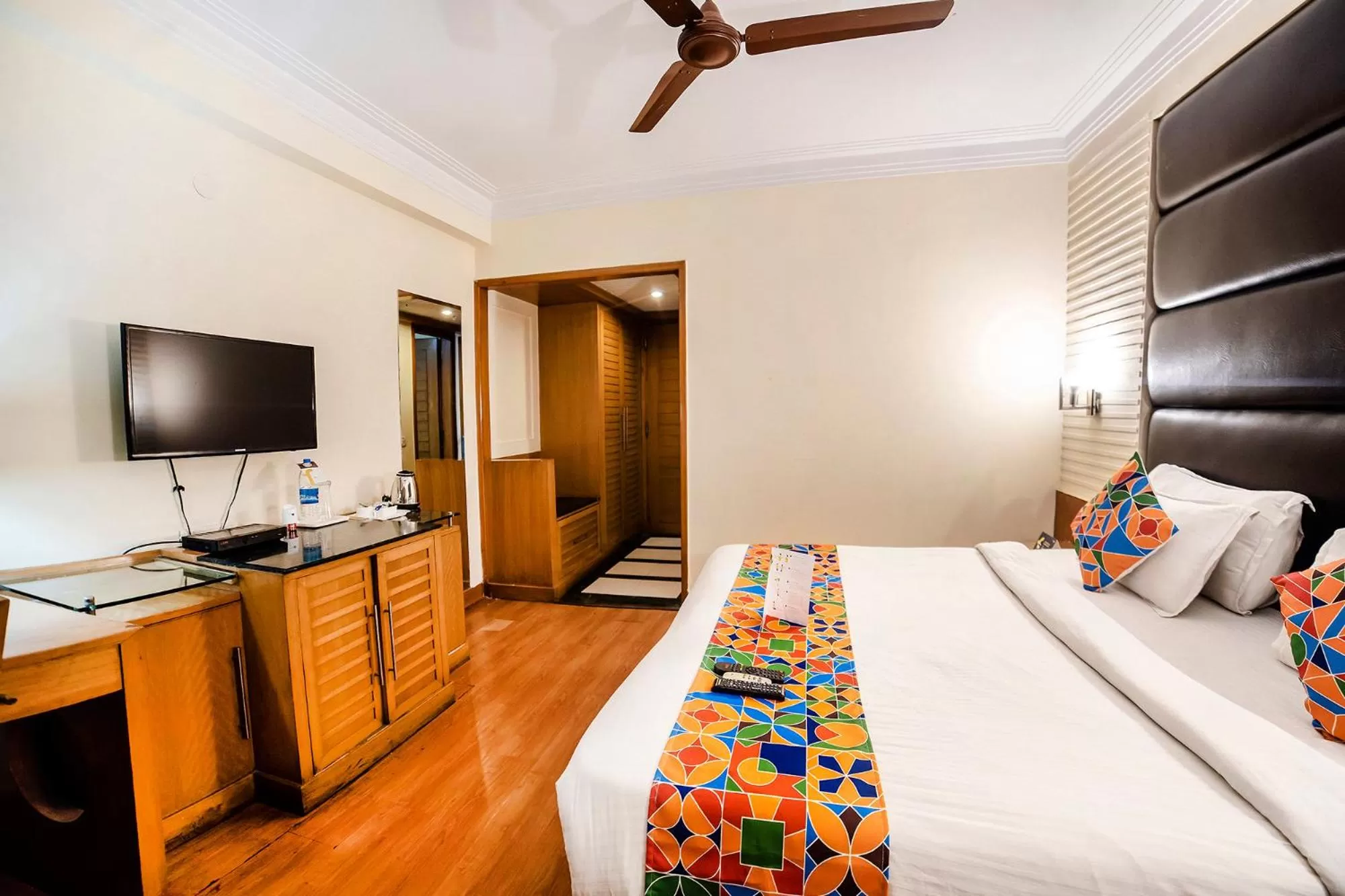 Photo of the whole room, Bed in FabHotel BMK Grand