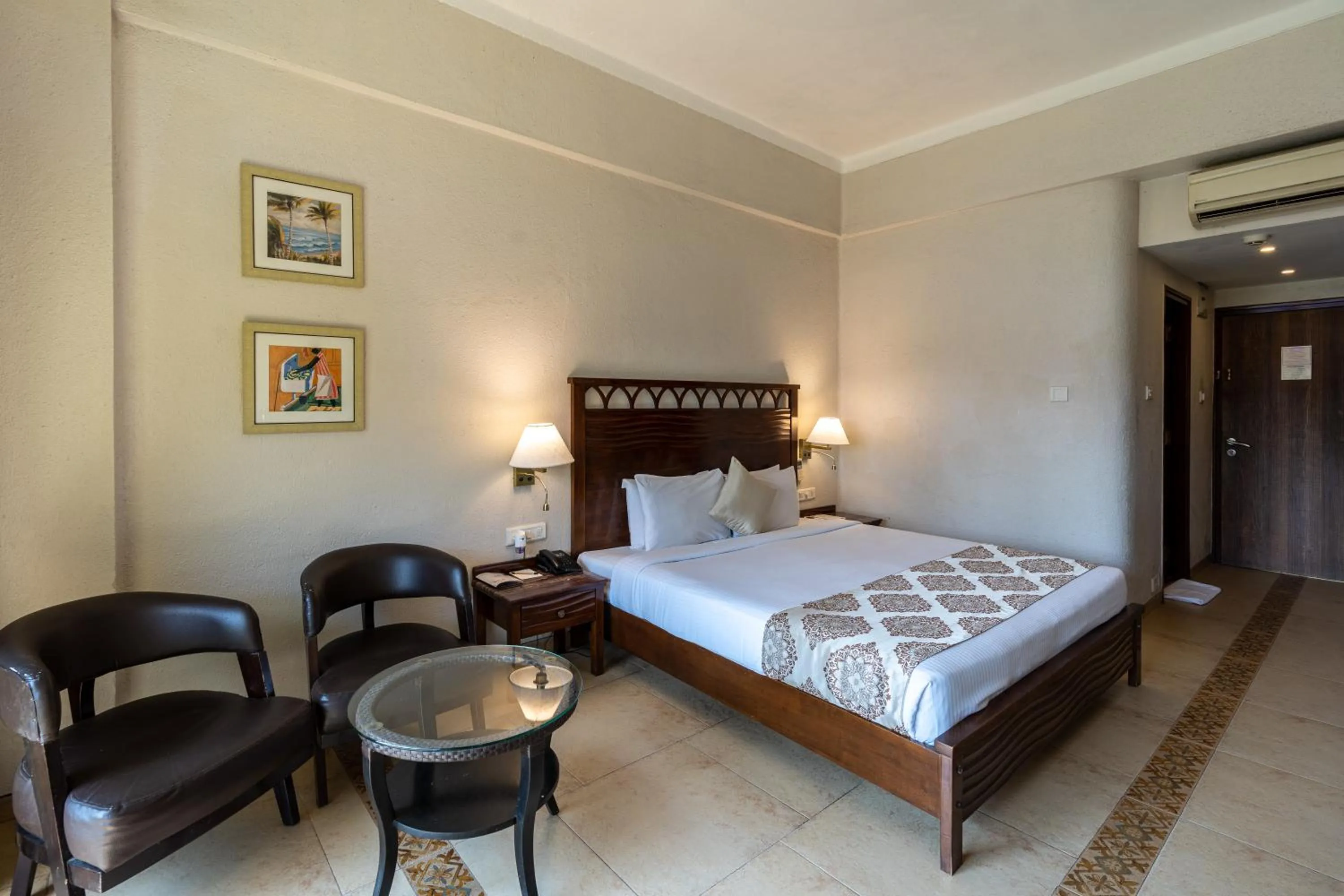 Bed in Neelam's The Grand Hotel Goa