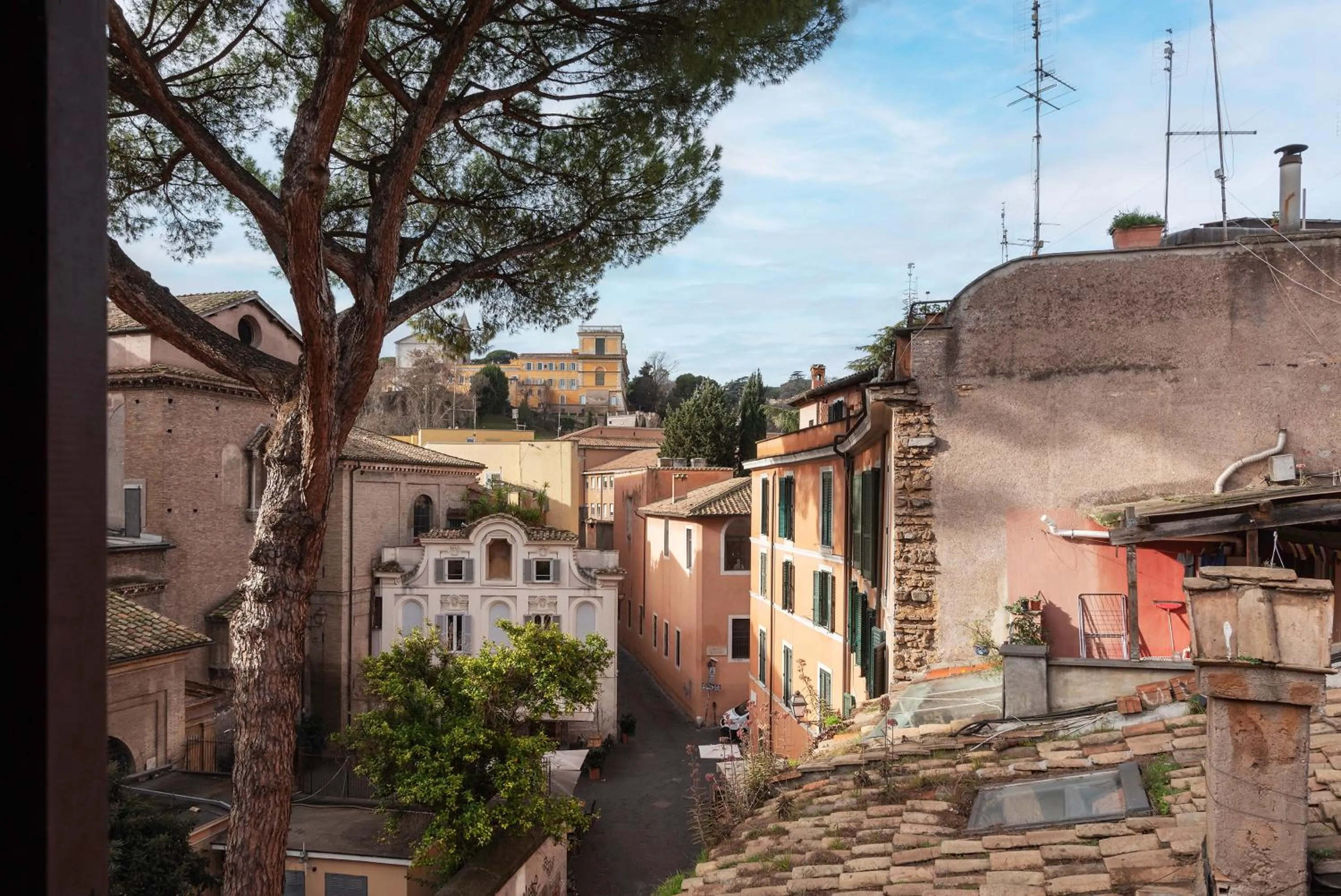 City view in Luxury Trastevere