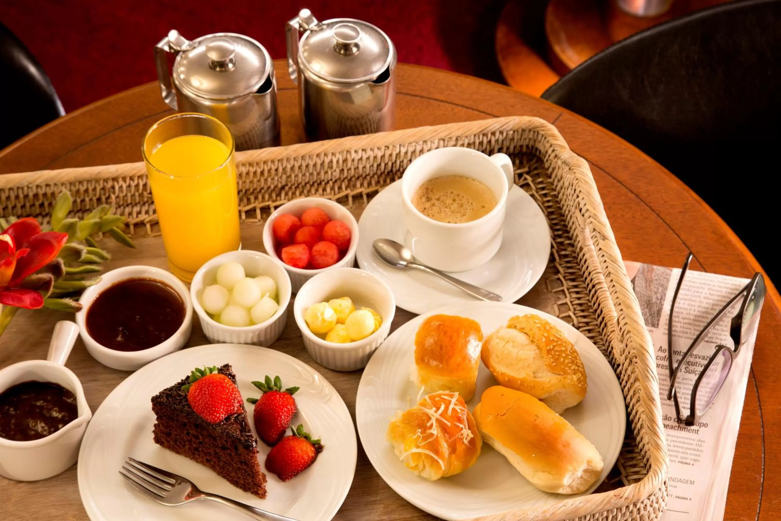 Continental breakfast in Copa Sul Hotel