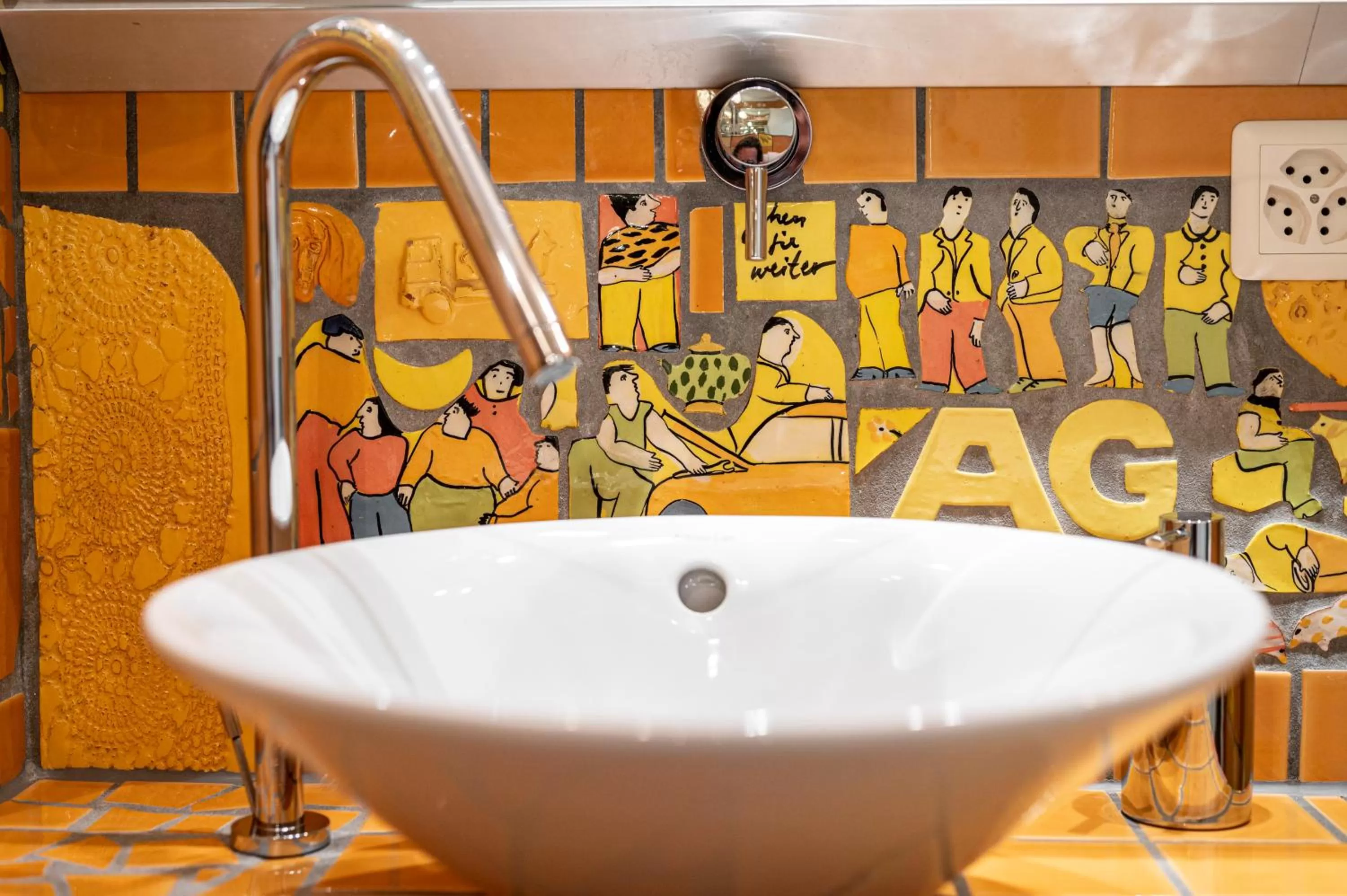 Bathroom in Hotel Rebstock