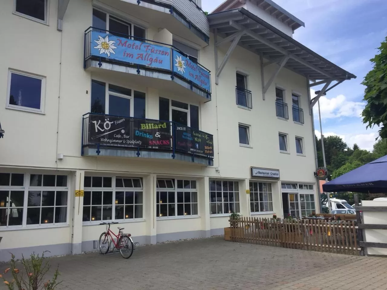 Facade/entrance in Motel Füssen im Allgäu