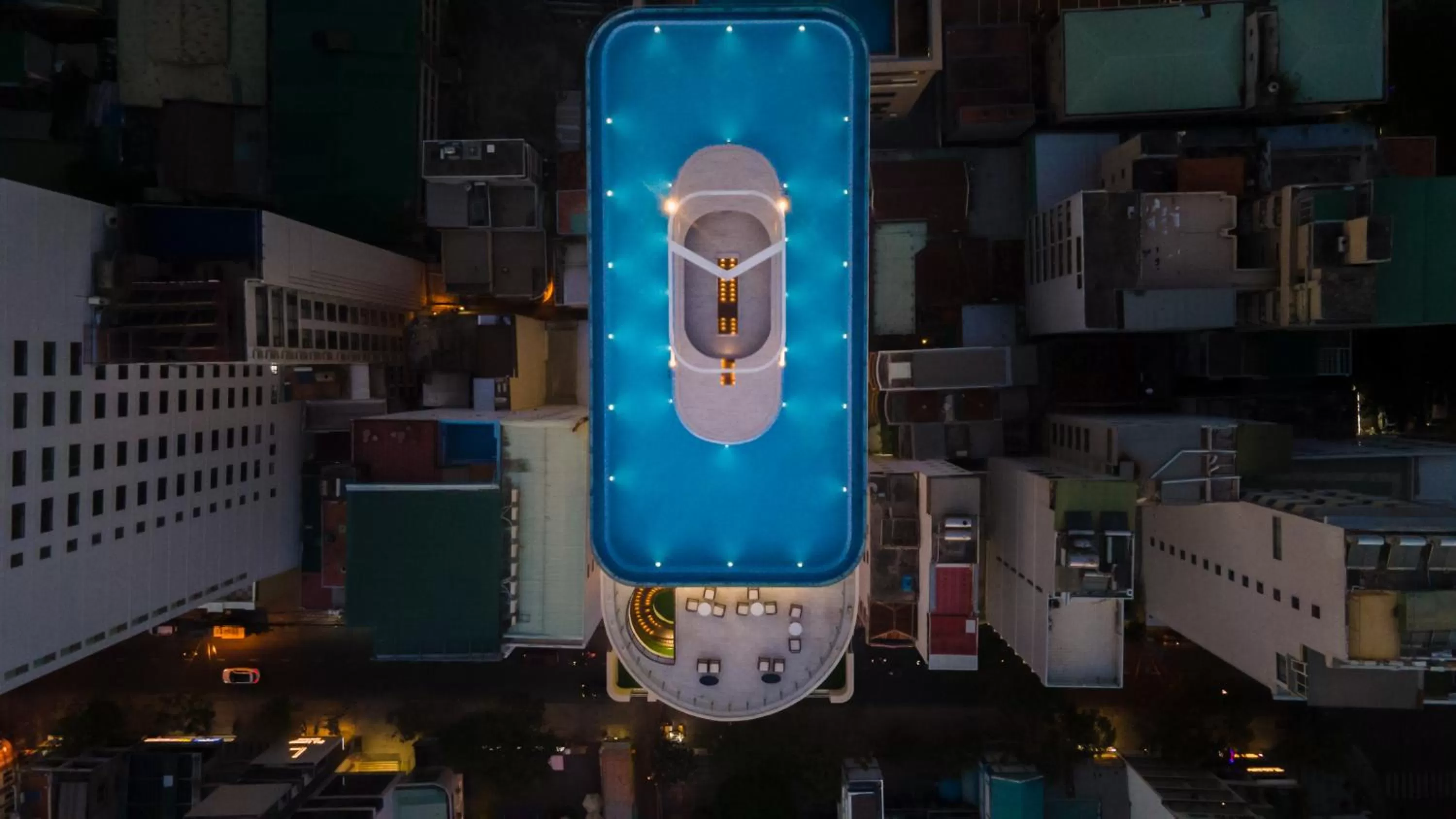 Pool view in Grand Tourane Nha Trang Hotel