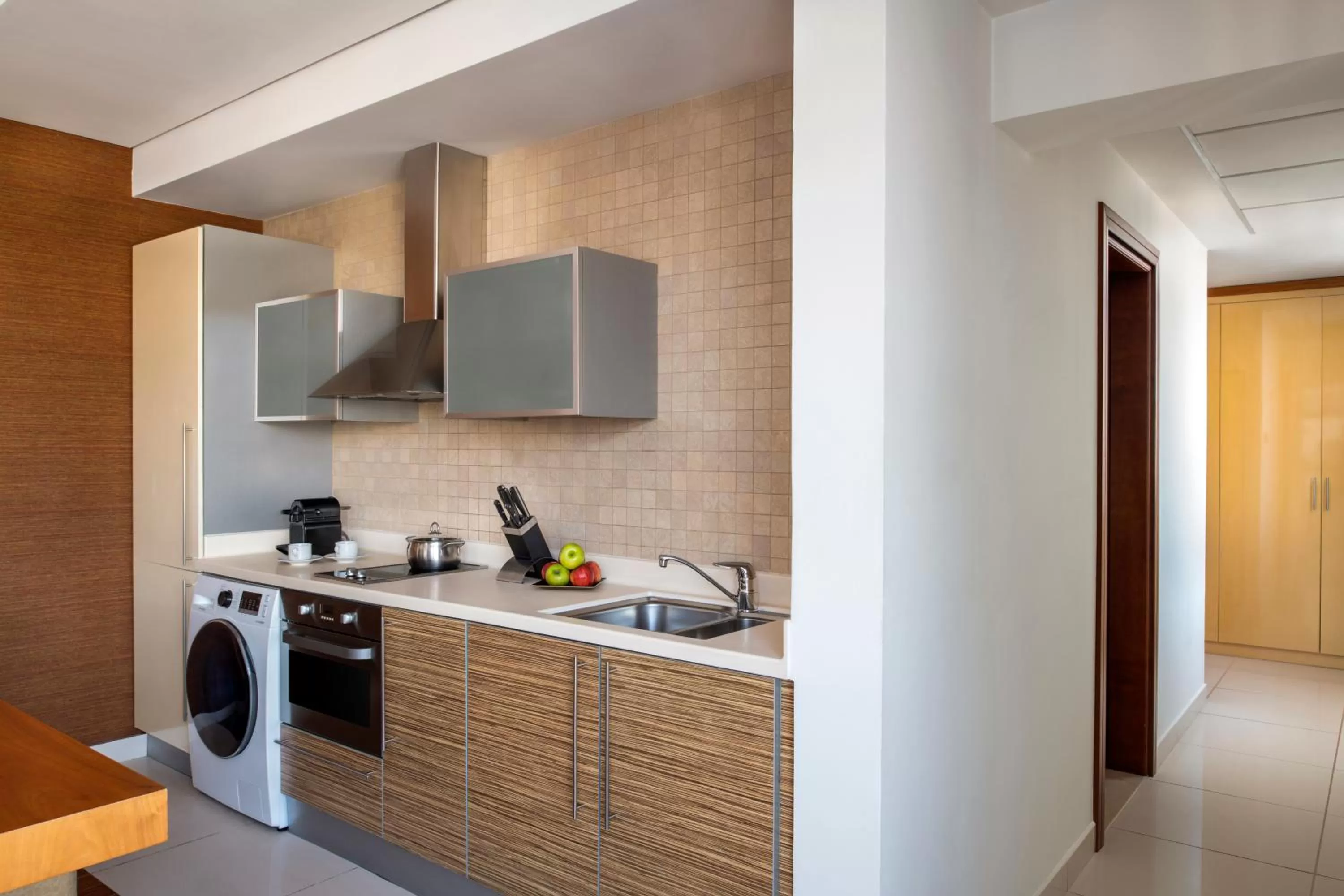 Kitchen or kitchenette in Fraser Suites Doha