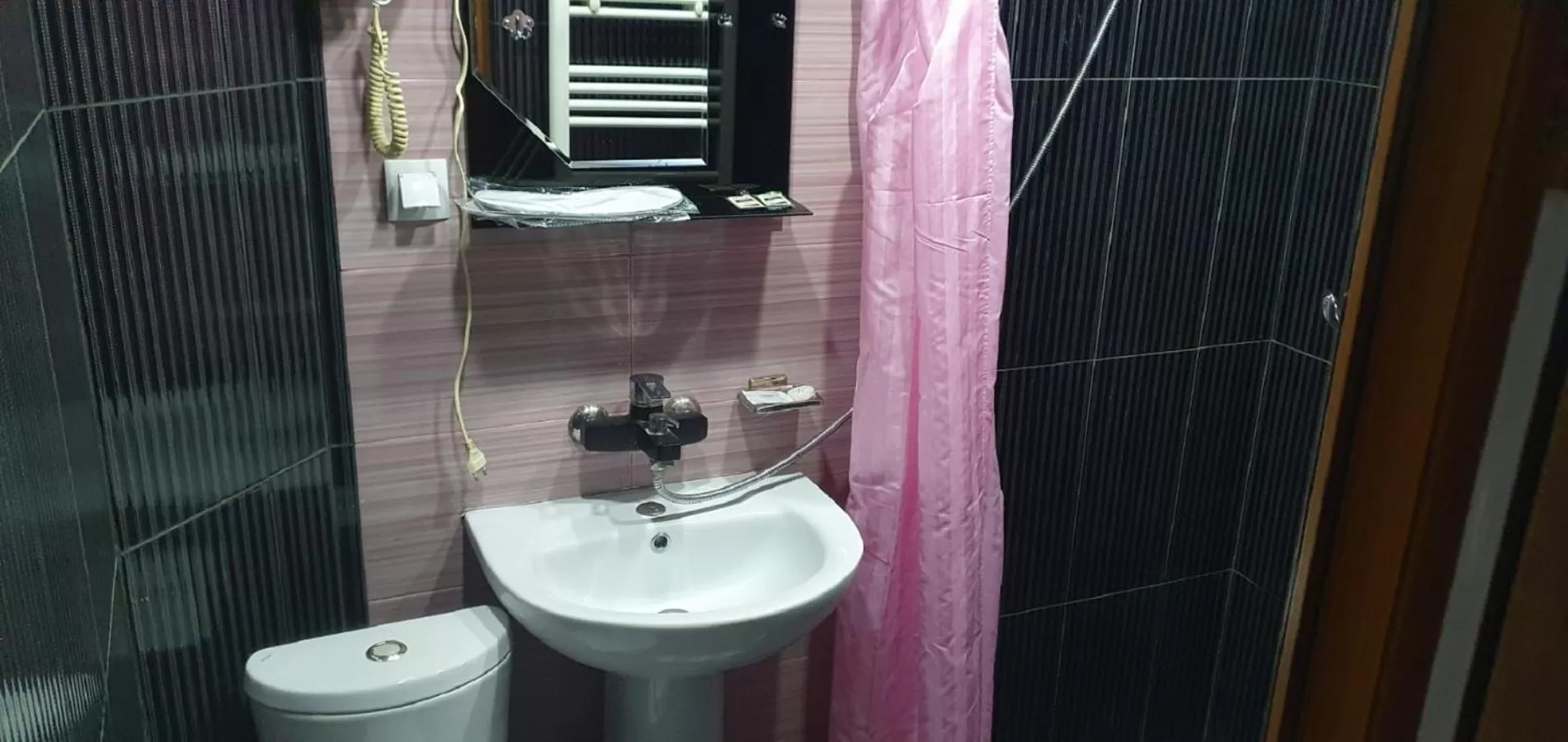 Shower in Odzun Hotel