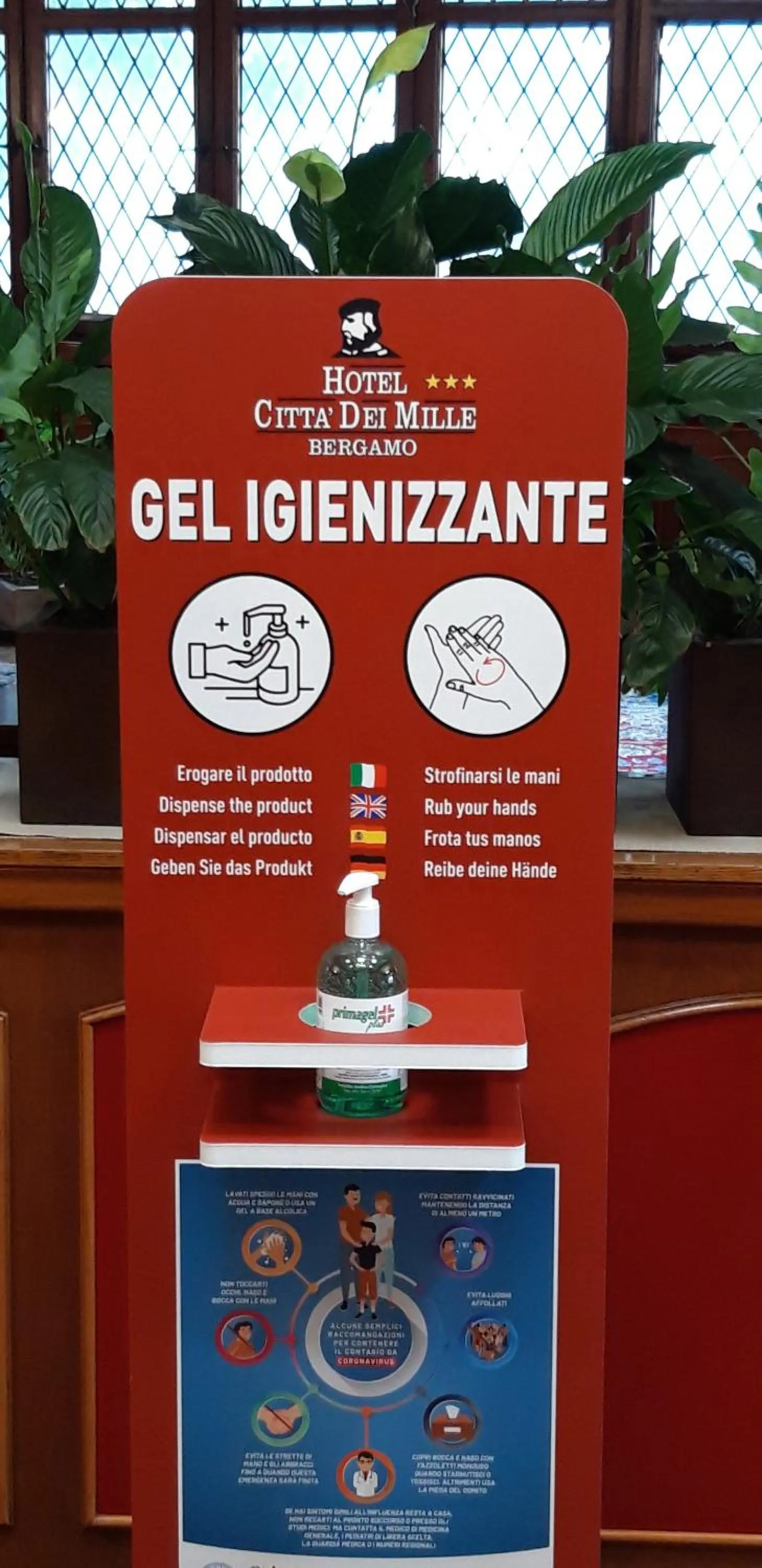 Lobby or reception in Hotel Città Dei Mille