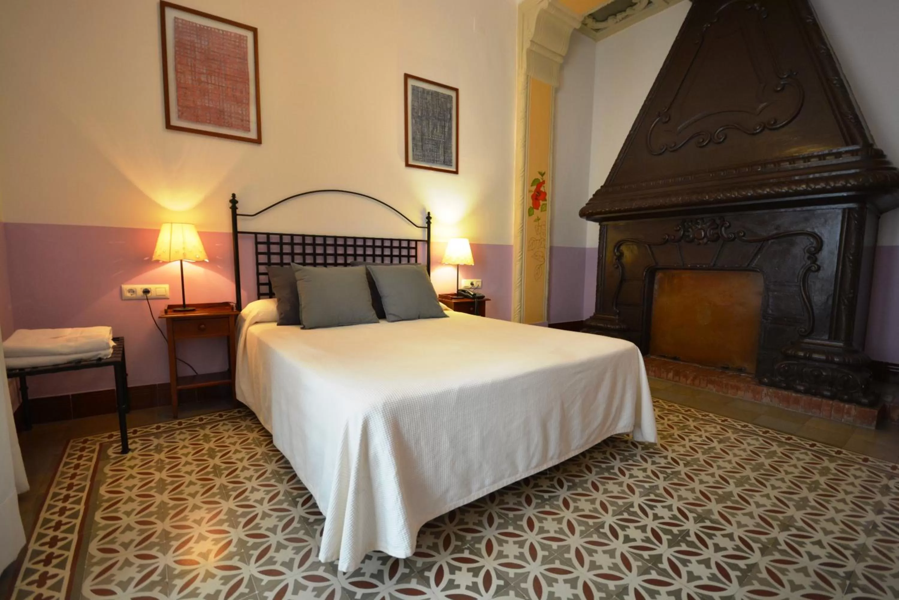 Bed in Hotel Casa de los Azulejos