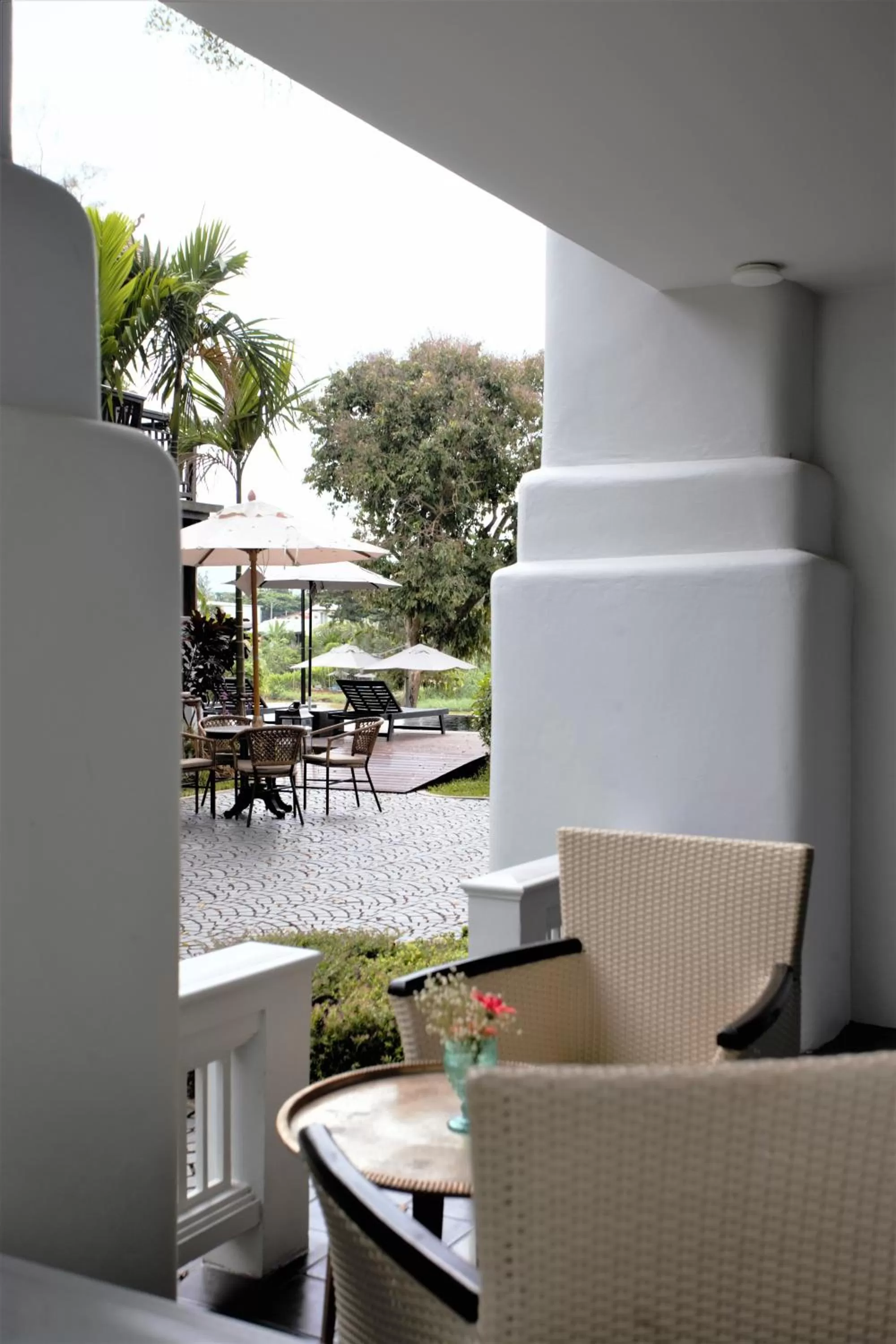 Patio in Buri Sriping Riverside Resort & Spa