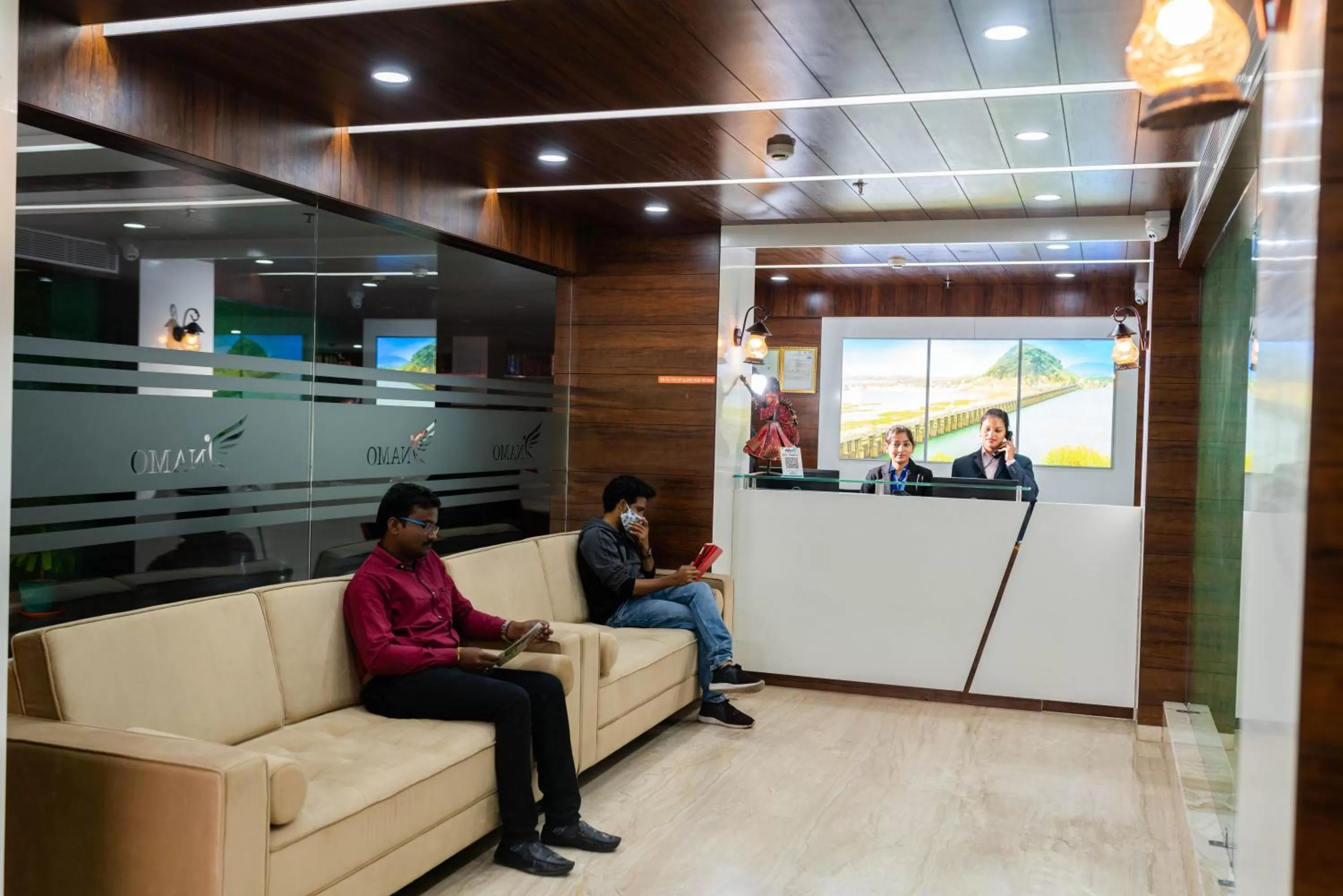 Lobby or reception in Hotel Namo Residency