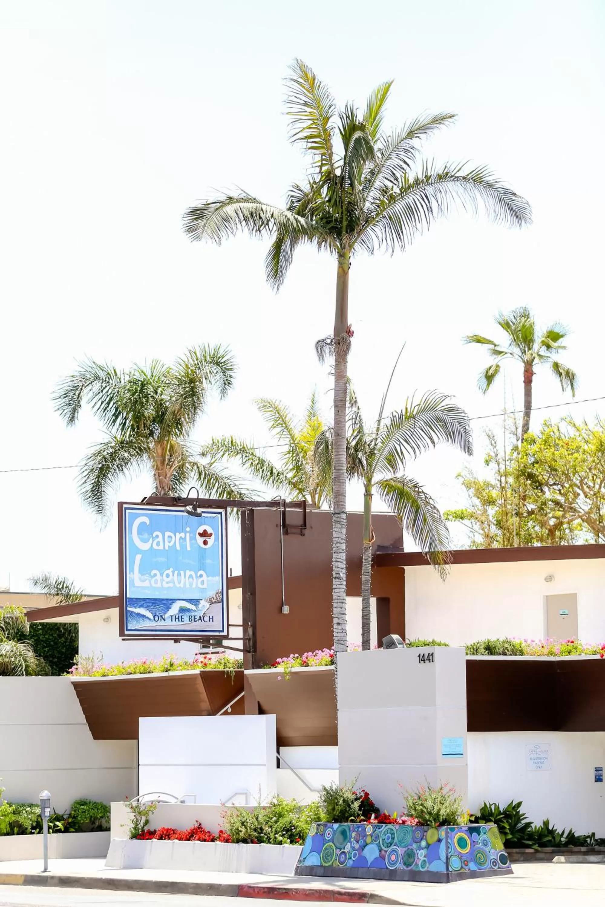 Facade/entrance in Capri Laguna on the Beach - A Boutique Hotel
