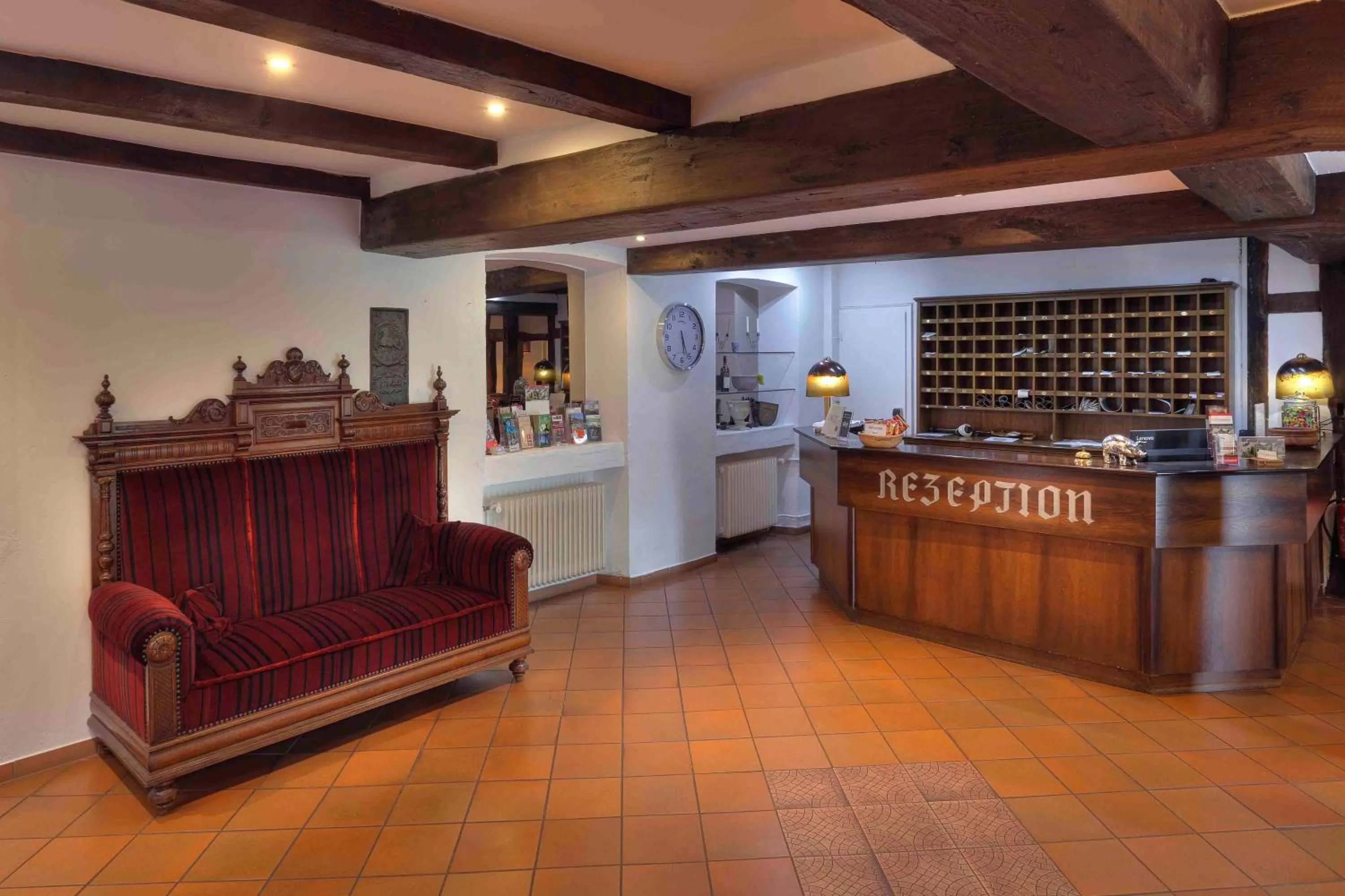 Lobby or reception in Hotel Gut Funkenhof