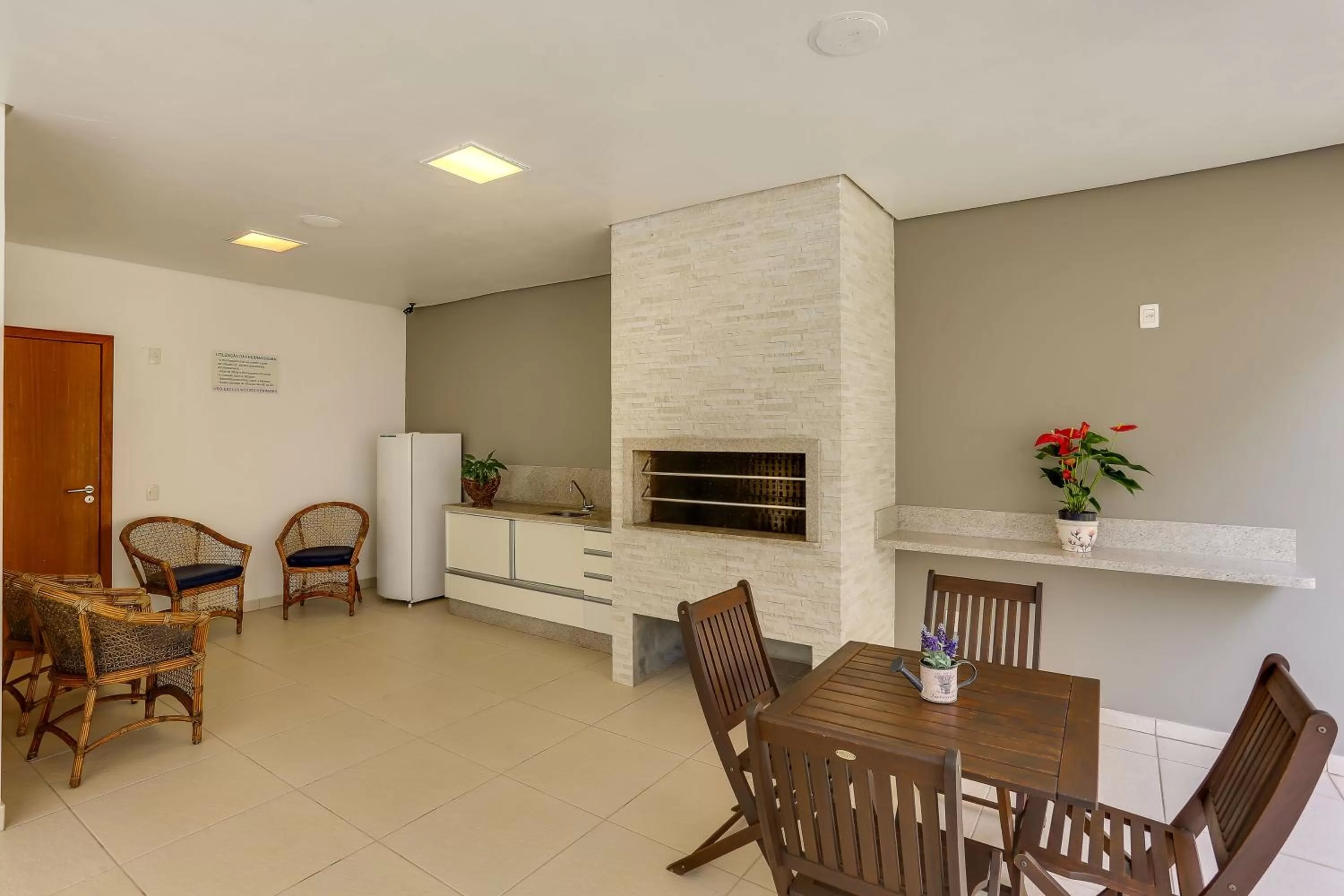 Seating area in Pousada Atlantique