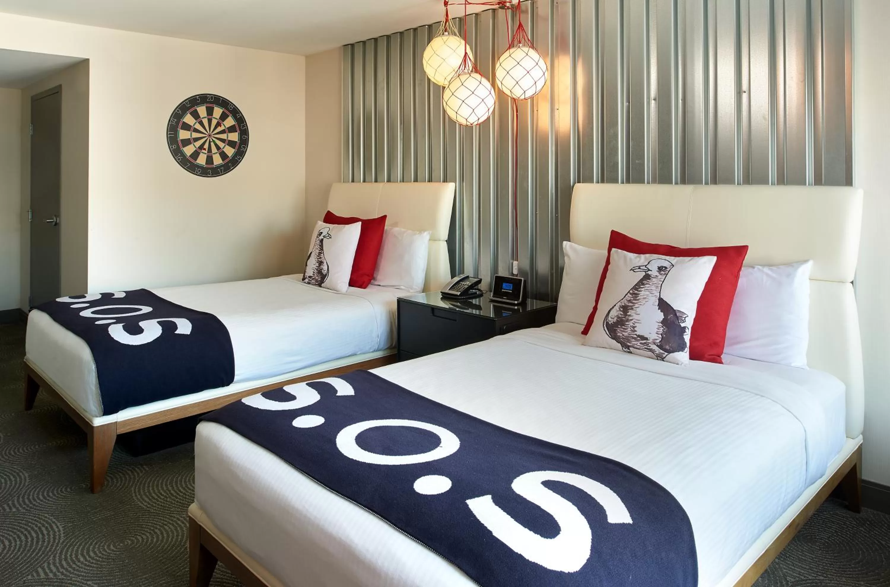 Bed in Hotel Zephyr San Francisco