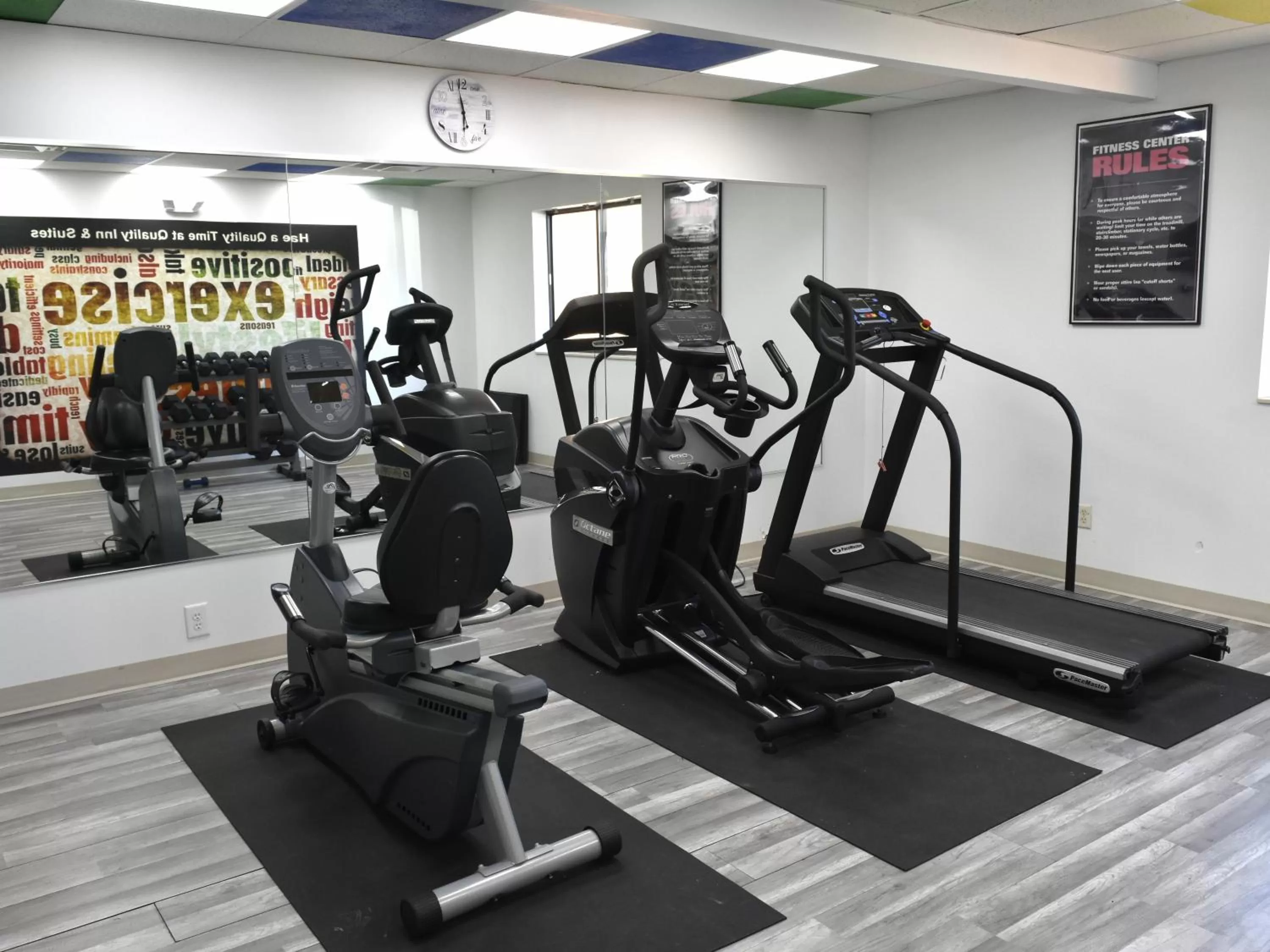Fitness centre/facilities in Quality Inn & Suites Brooks Louisville South