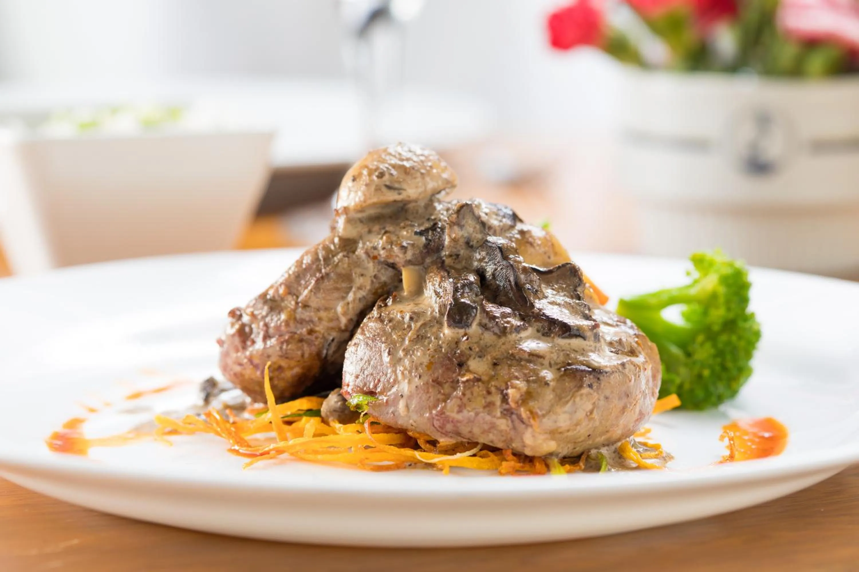 Food in Hotel Cortez