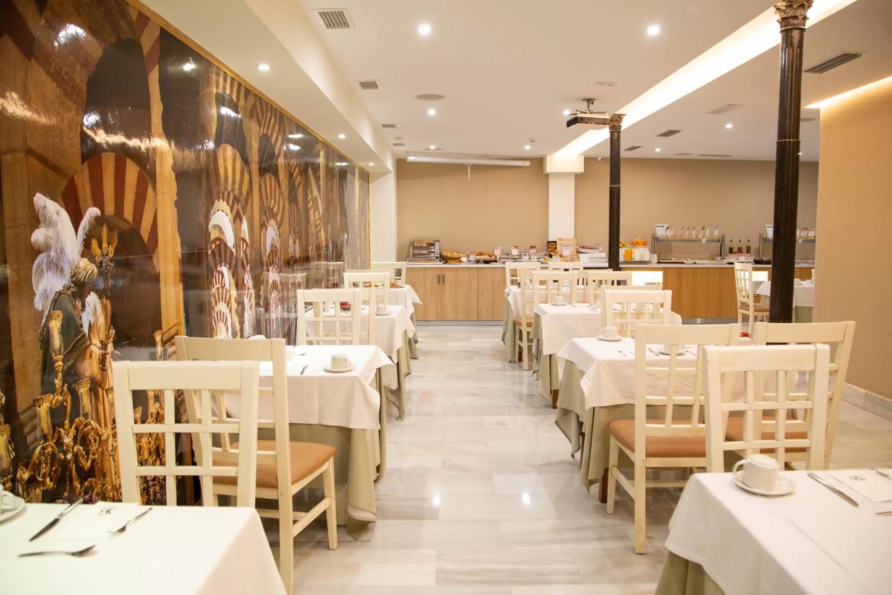 Buffet breakfast in Soho Boutique Capuchinos & Spa