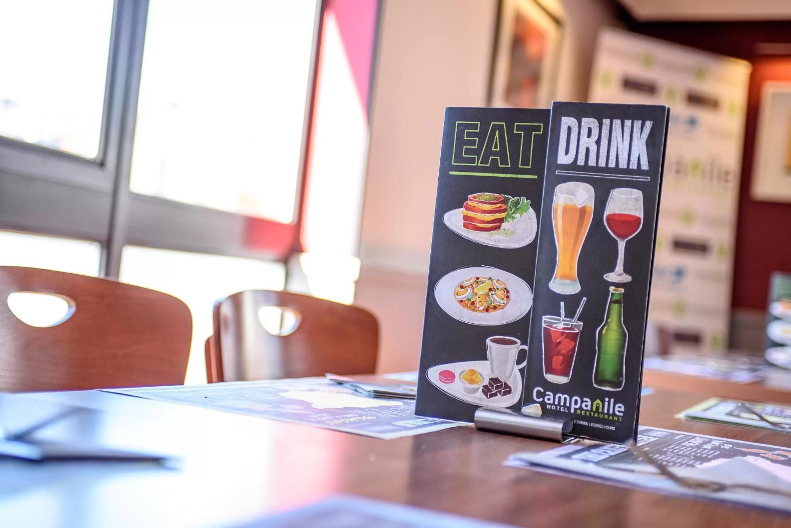 Restaurant/places to eat in Campanile Manchester