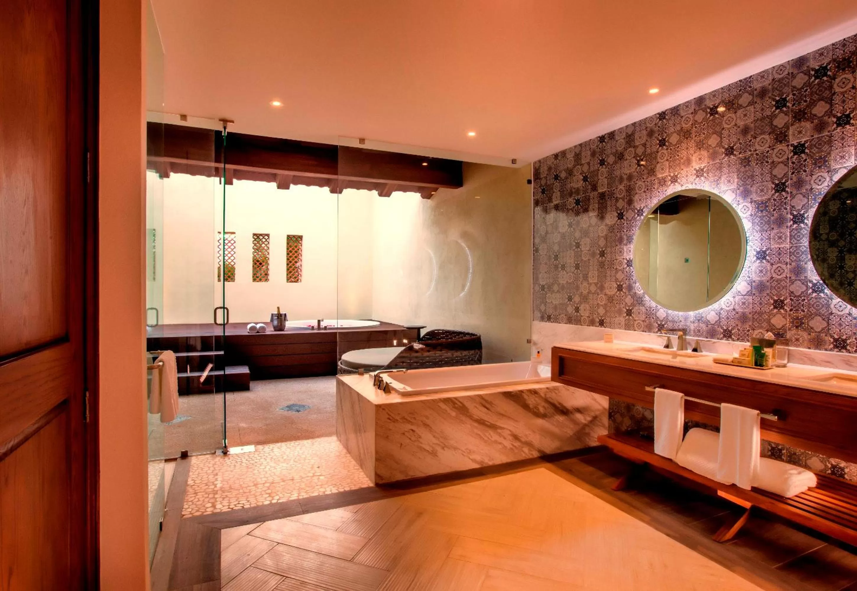 Bathroom in The Hacienda at Krystal Grand Puerto Vallarta- All Inclusive