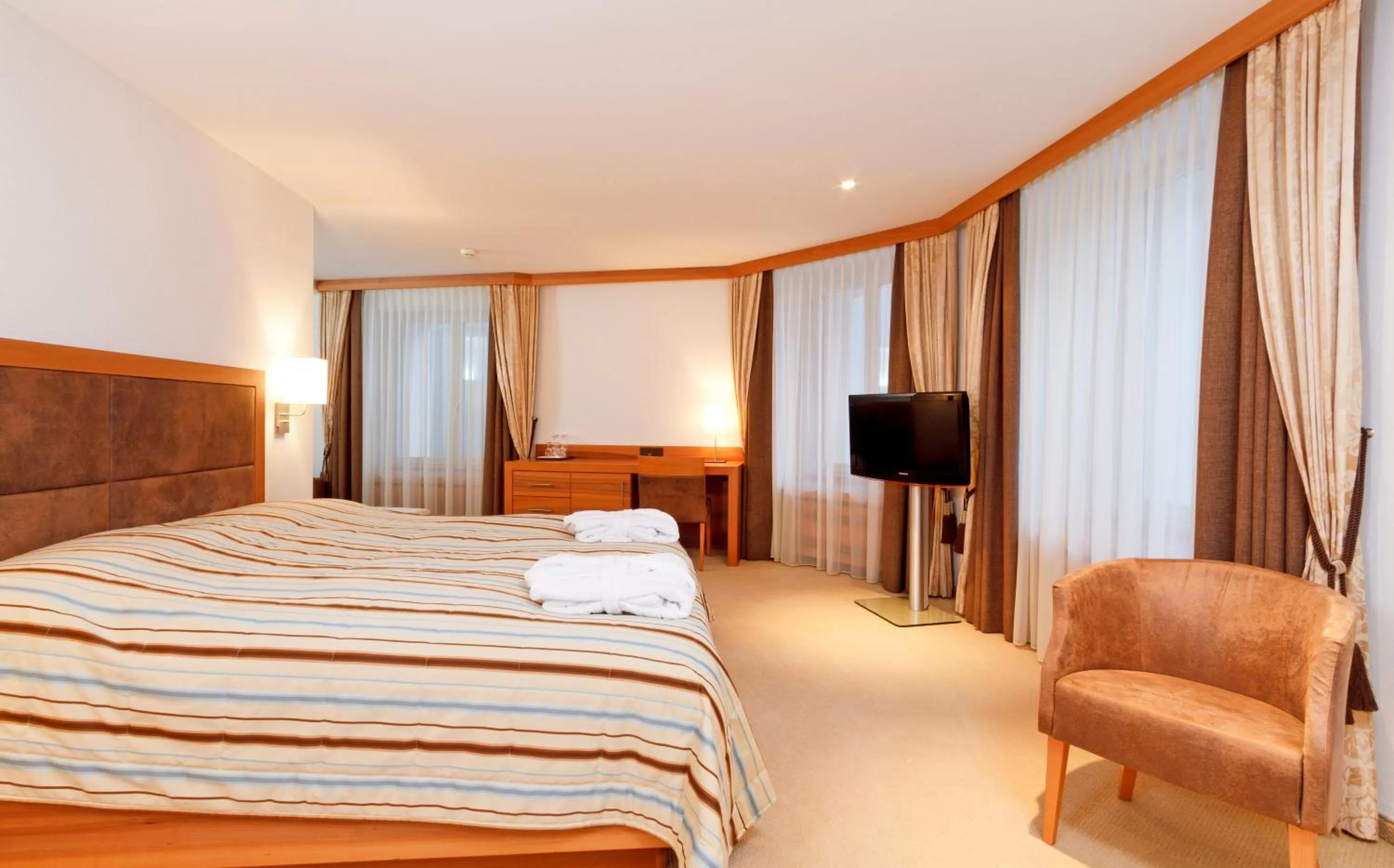 Bed in Art Boutique Hotel Monopol