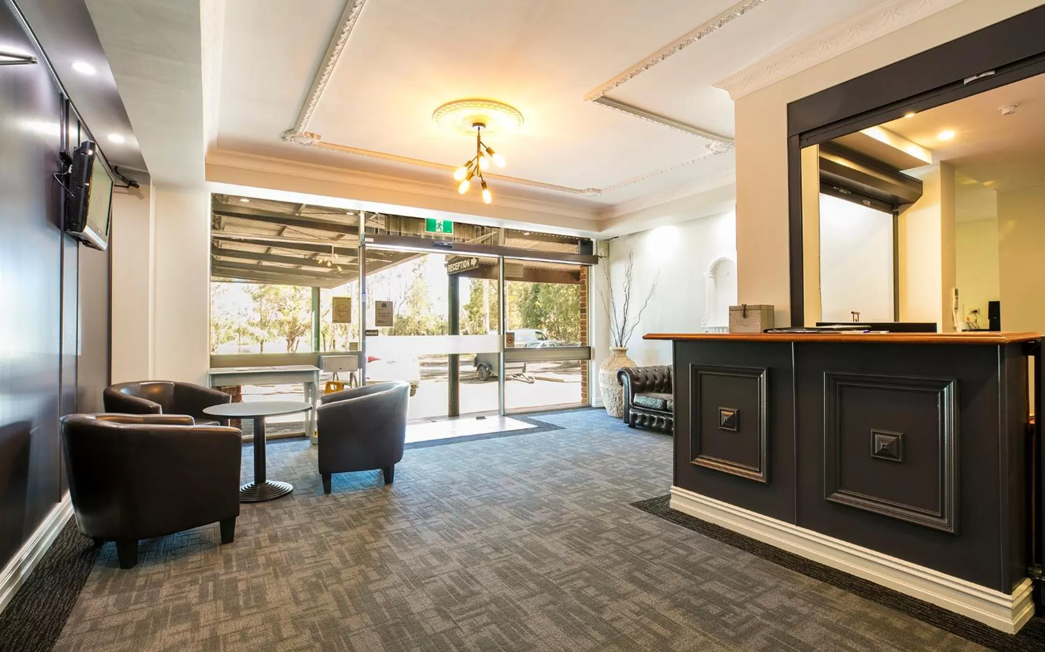 Lobby or reception in Nightcap at Blue Cattle Dog Hotel