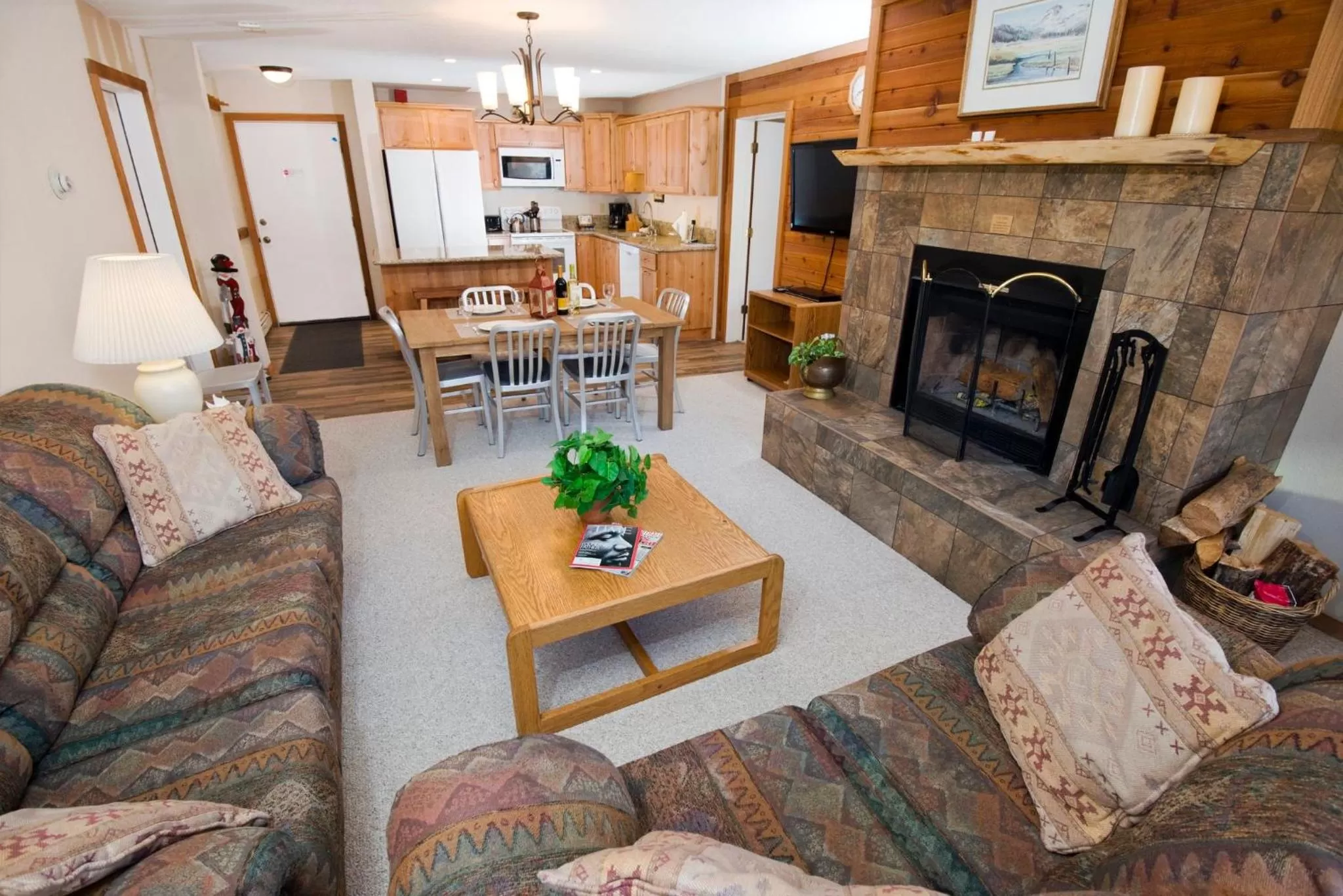 Living room in Kirkwood Mountain Resort Properties