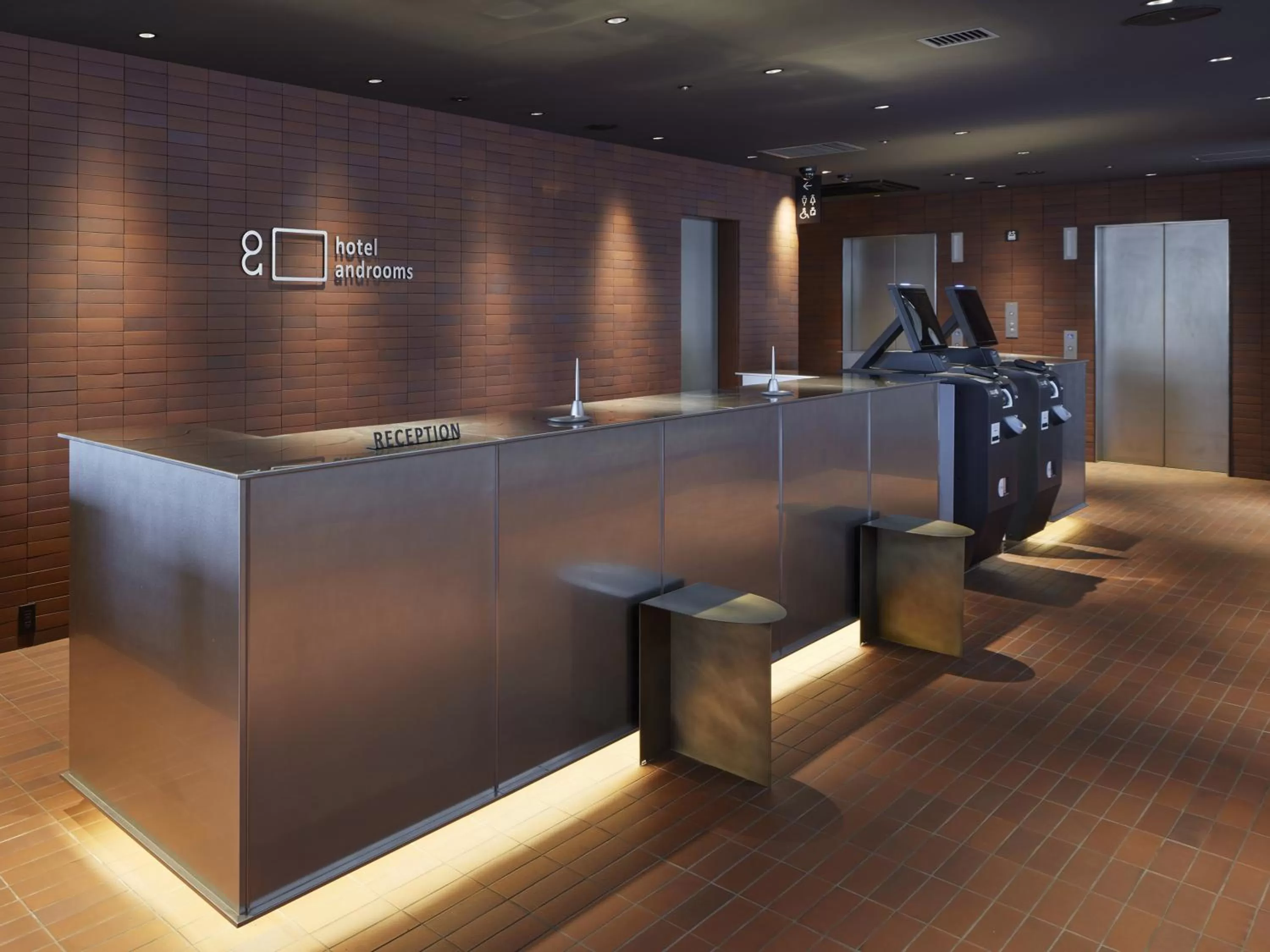 Lobby or reception in hotel androoms Sapporo Susukino