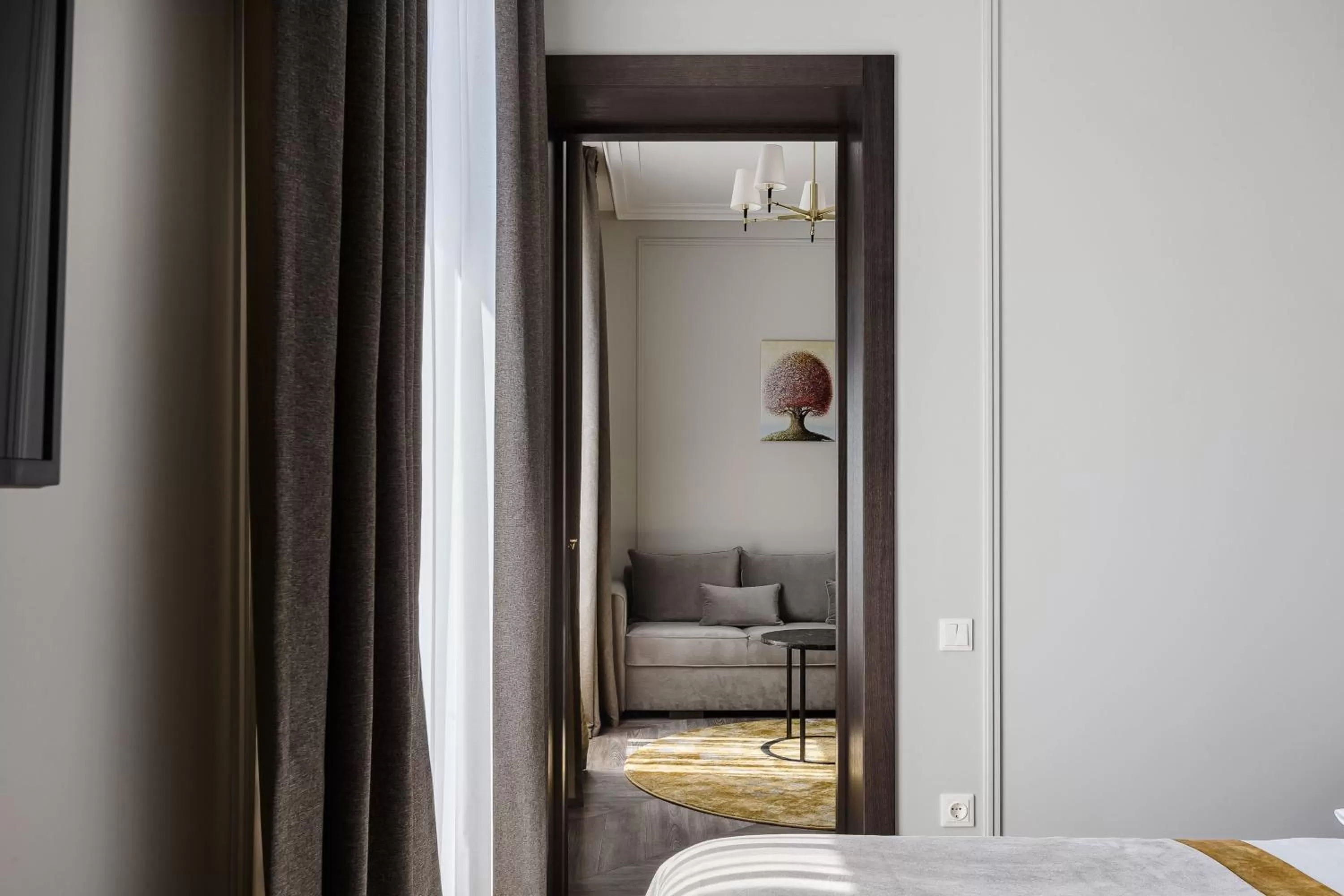 Living room, Bed in VICTORIA Hotel Klaipėda