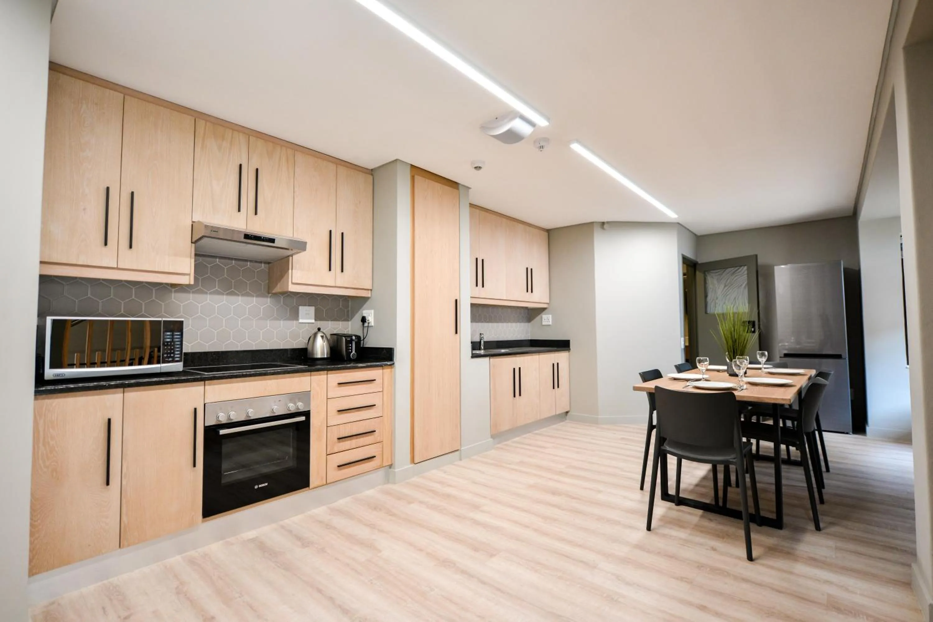 Kitchen or kitchenette in All Africa House (University Of Cape Town)