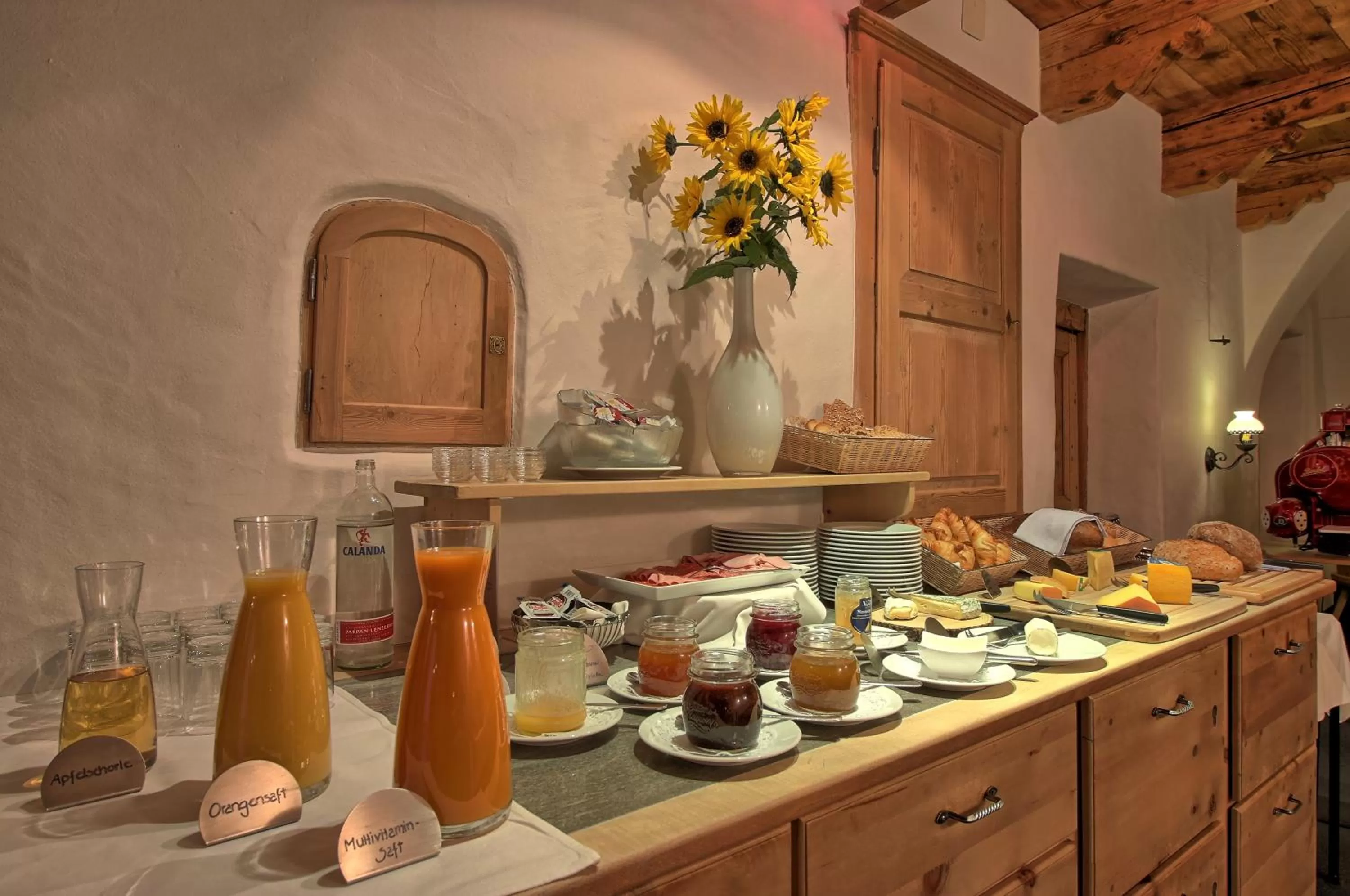 Food close-up in Hotel Engiadina