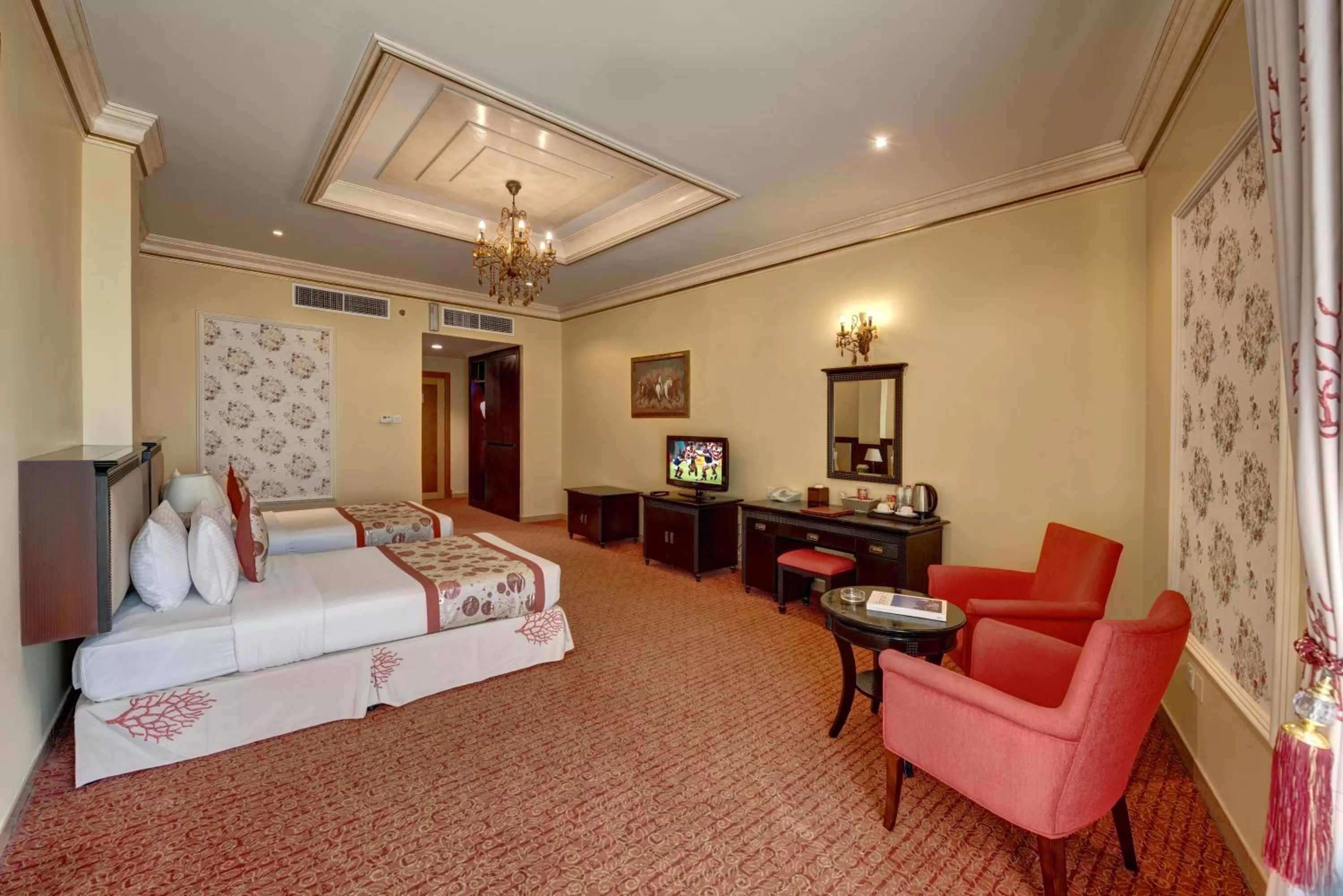 Bed in Sahara Beach Resort & Spa