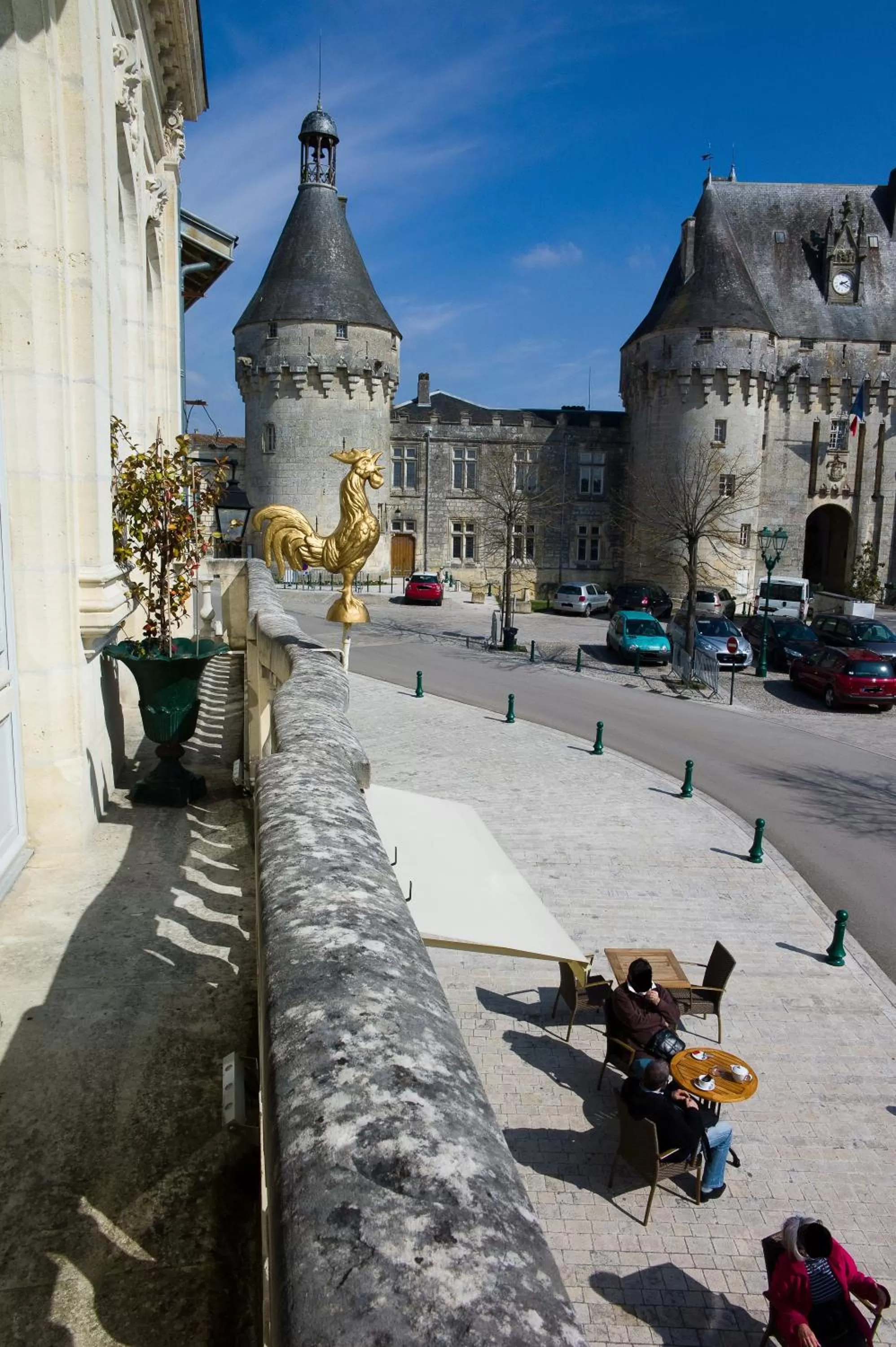 Balcony/Terrace in Hostellerie du Coq d'Or