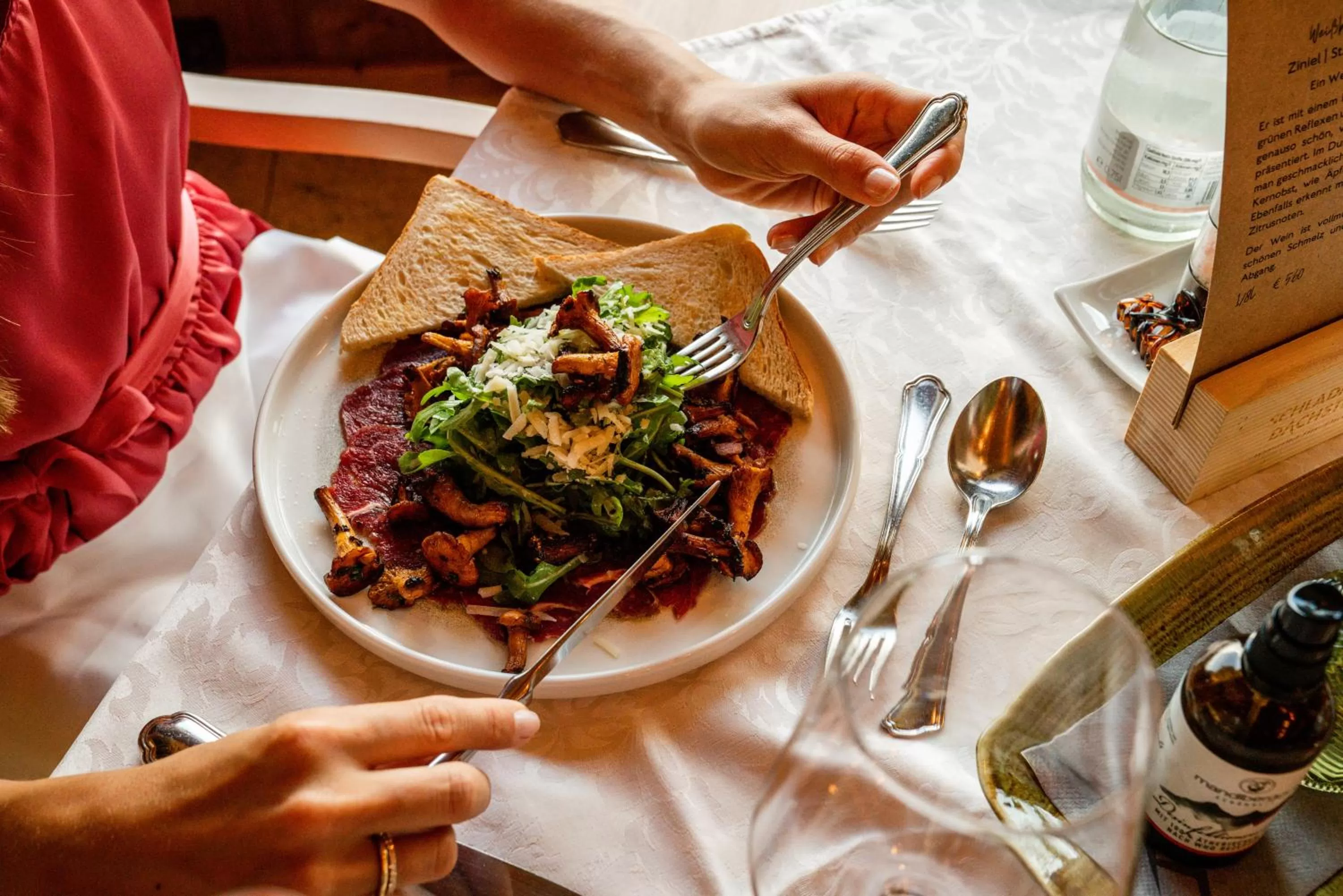 Restaurant/places to eat in Almwelt Austria