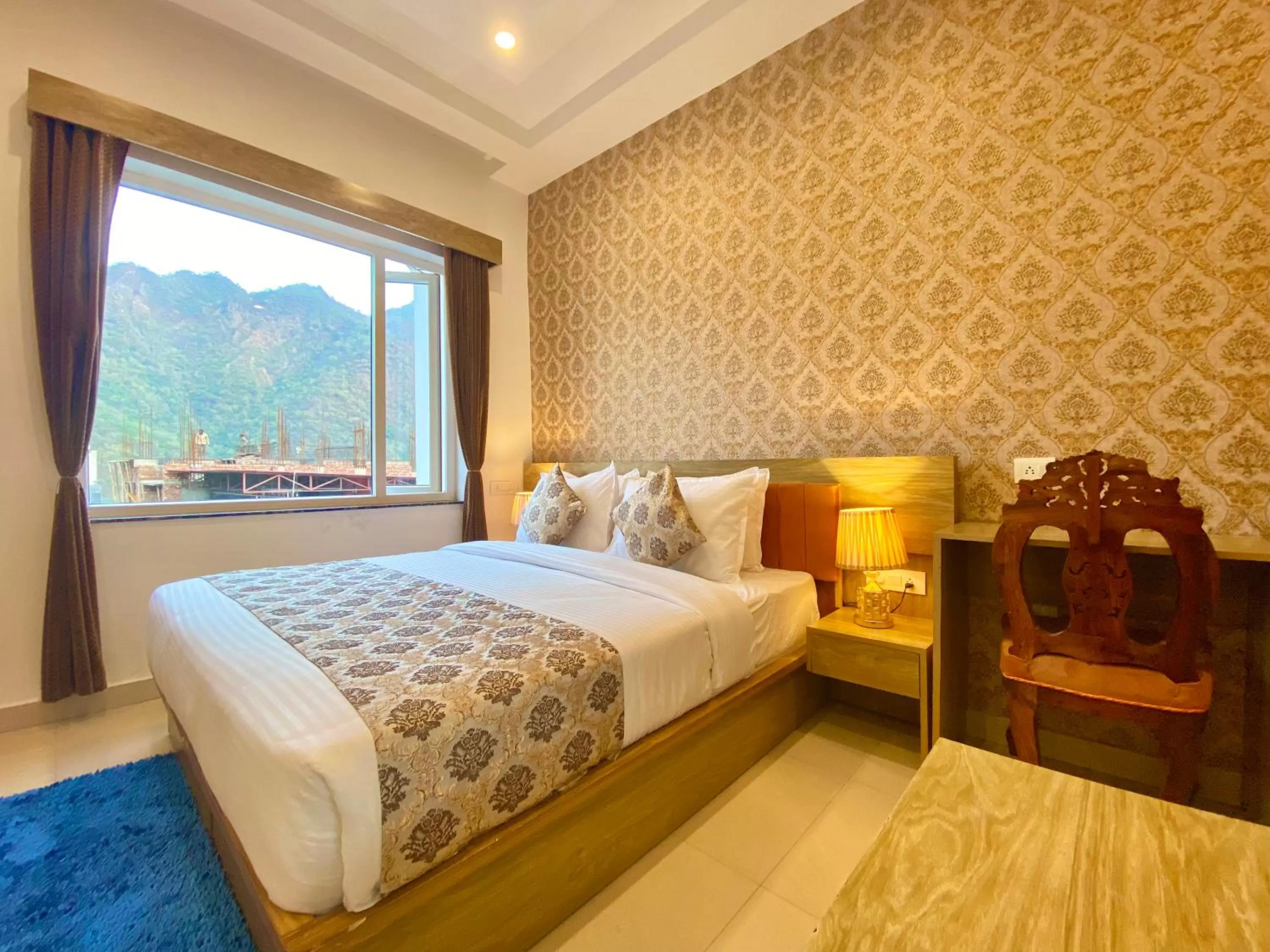 Bed in Arogyadham Wellness Retreat