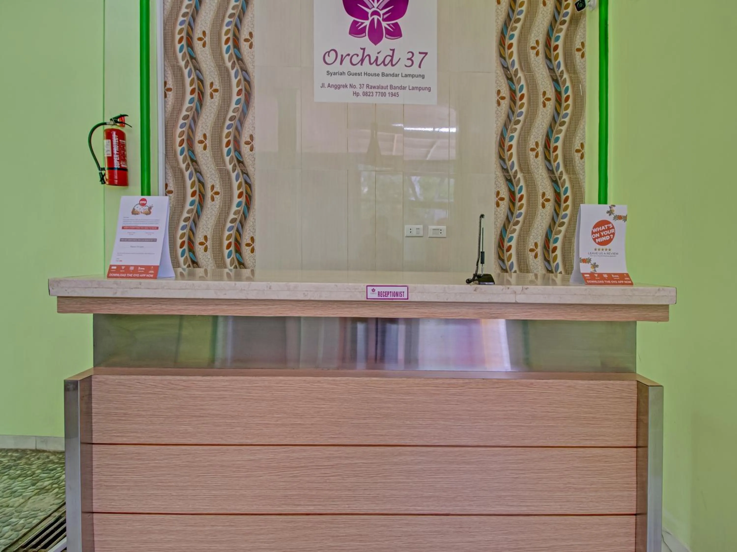 Lobby or reception, Floor Plan in OYO 3774 Orchid 37 Syariah Guest House
