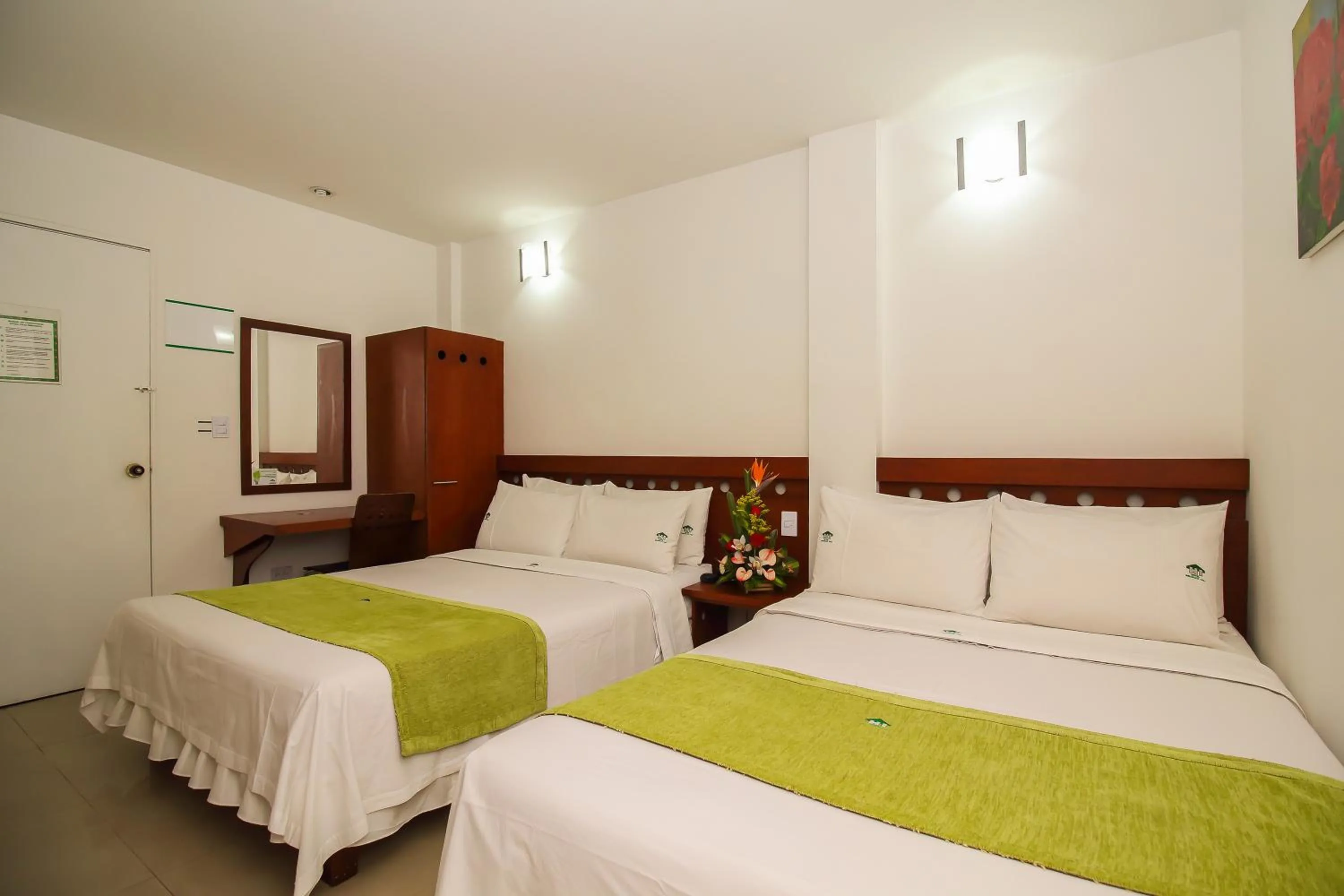 Bed in Hotel Imbanaco