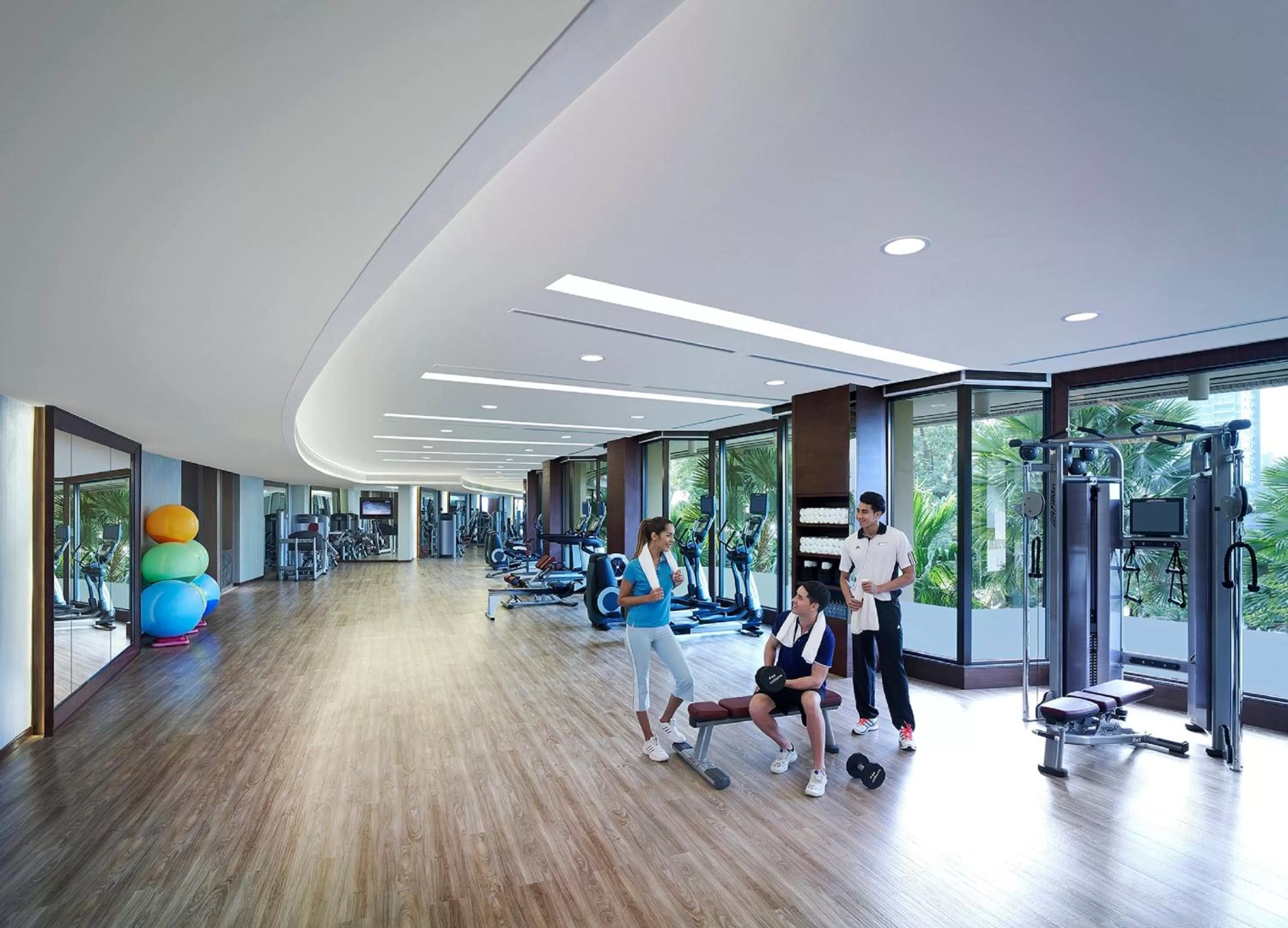 Fitness centre/facilities in Shangri-La Bangkok