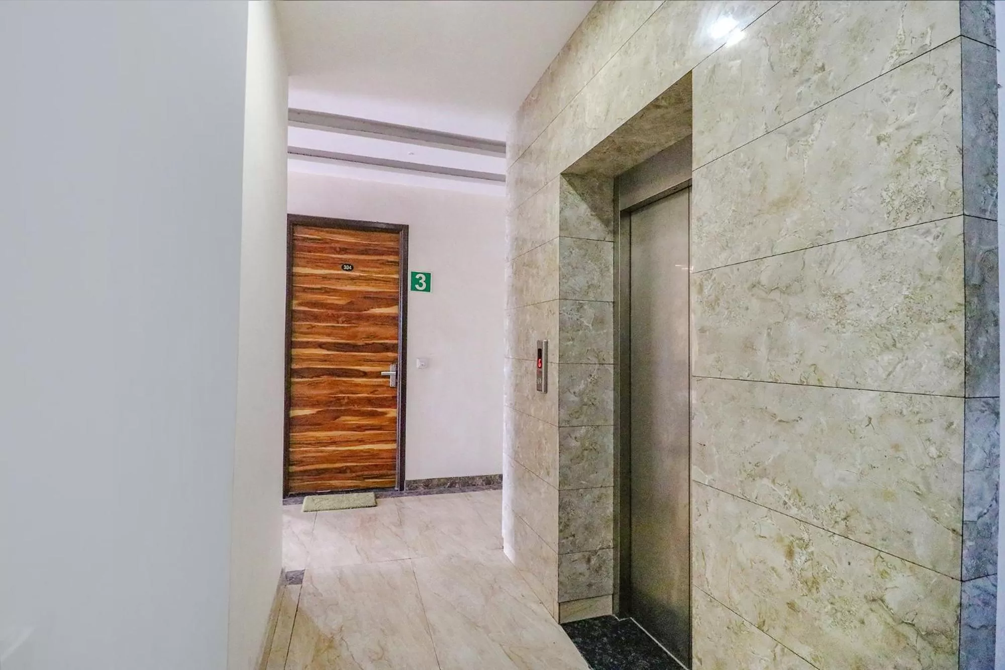 elevator in FabHotel JP Residency