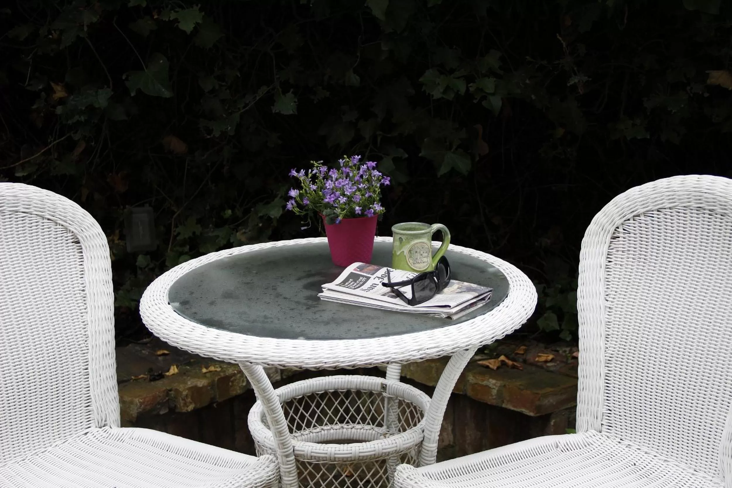 Patio in The Jabberwock Bed & Breakfast