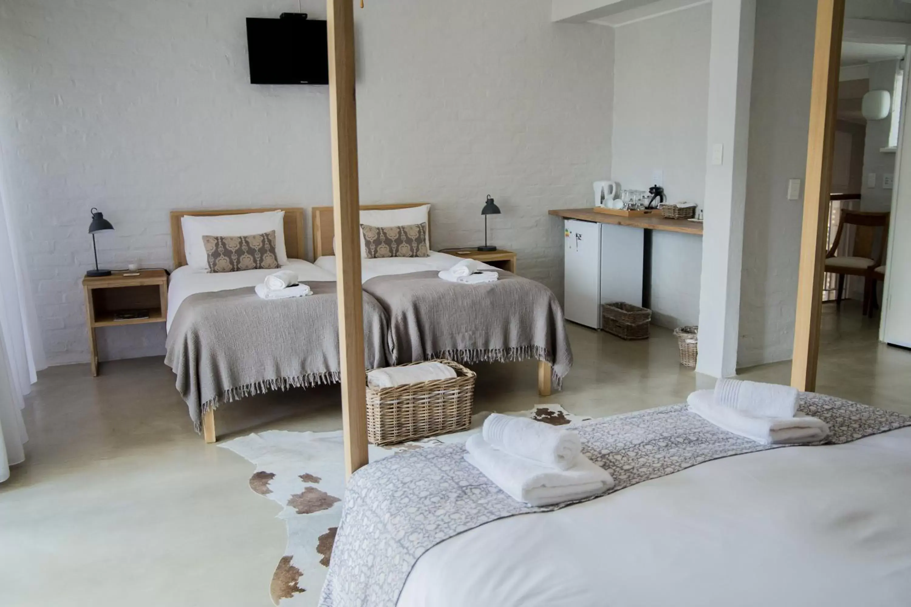 Family Room with Balcony - single occupancy in Raw Karoo Guest House Family Room with Balcony - single occupancy in Raw Karoo Guest House